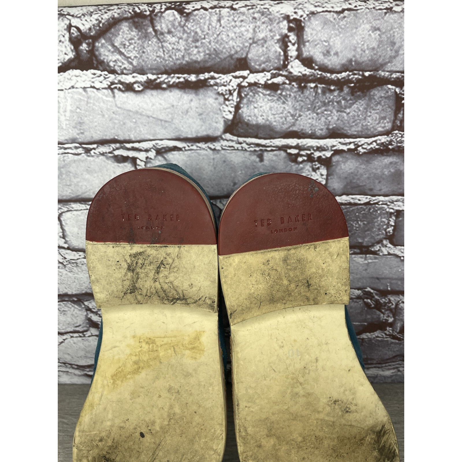 Ted Baker Ted Baker London Blue Suede Leather Lace Ankle Chukka Boots Size US 11 / EU 44 - 8 Thumbnail