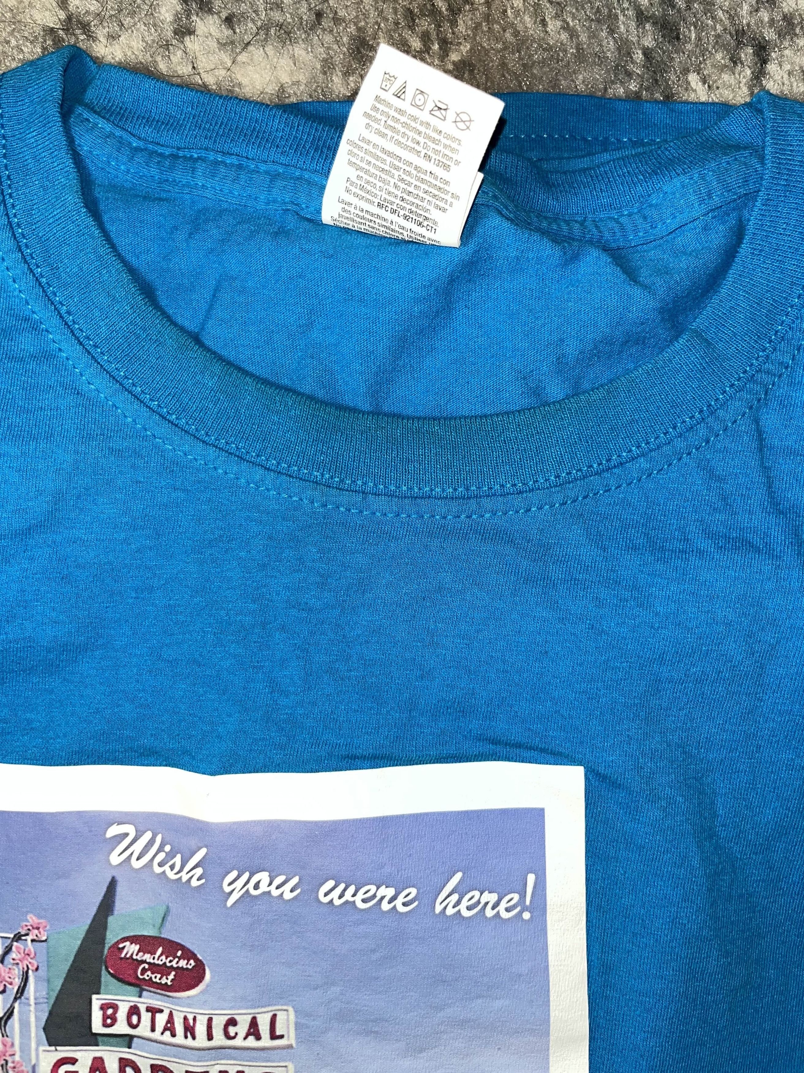 Vintage Vintage 90s California Postcard "Wish You Were Here!" Shirt Size US L / EU 52-54 / 3 - 5 Thumbnail