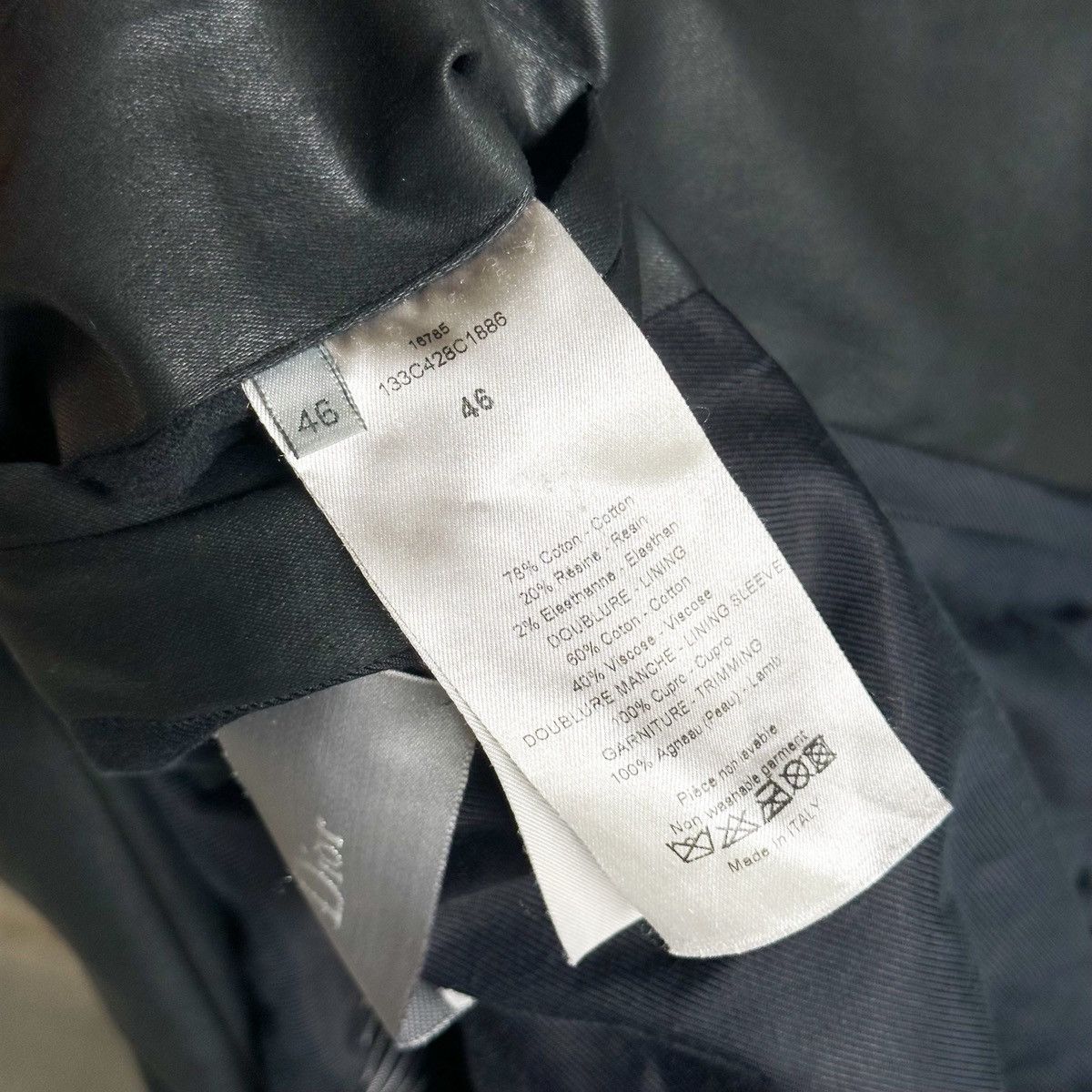 Dior Dior Homme Waxed Exposed Seam Jacket Size US S / EU 44-46 / 1 - 8 Thumbnail