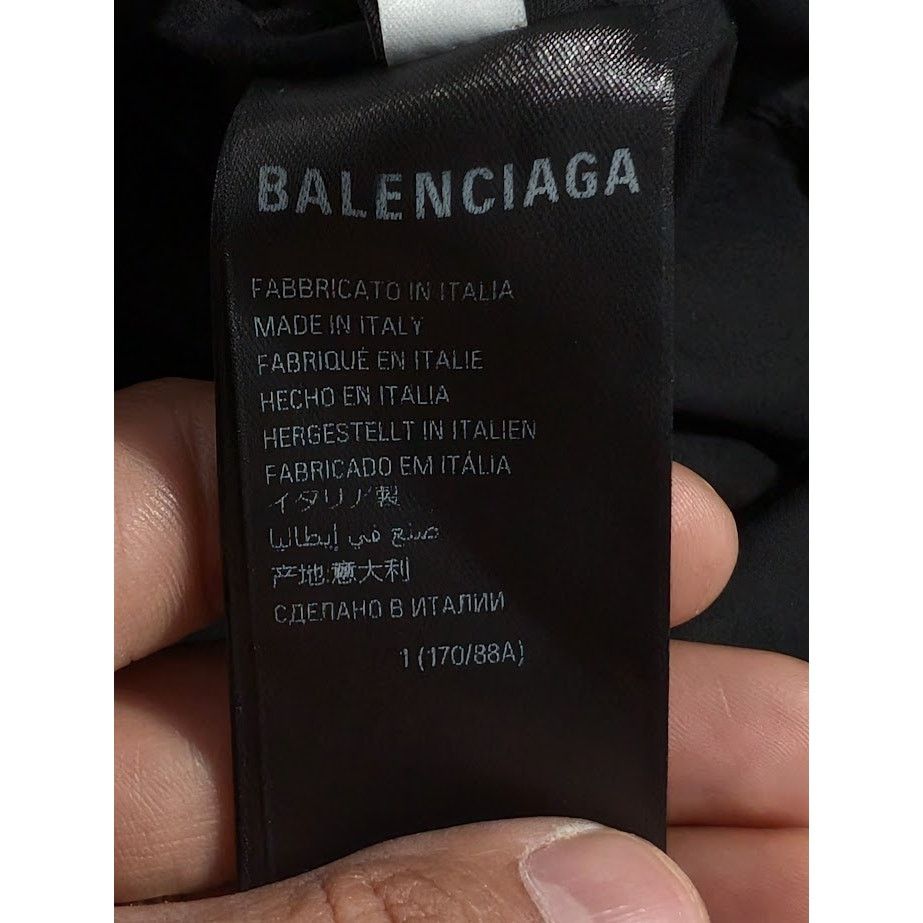Balenciaga o1rshd1 Top League Shirt in Black Size US S / EU 44-46 / 1 - 15 Thumbnail