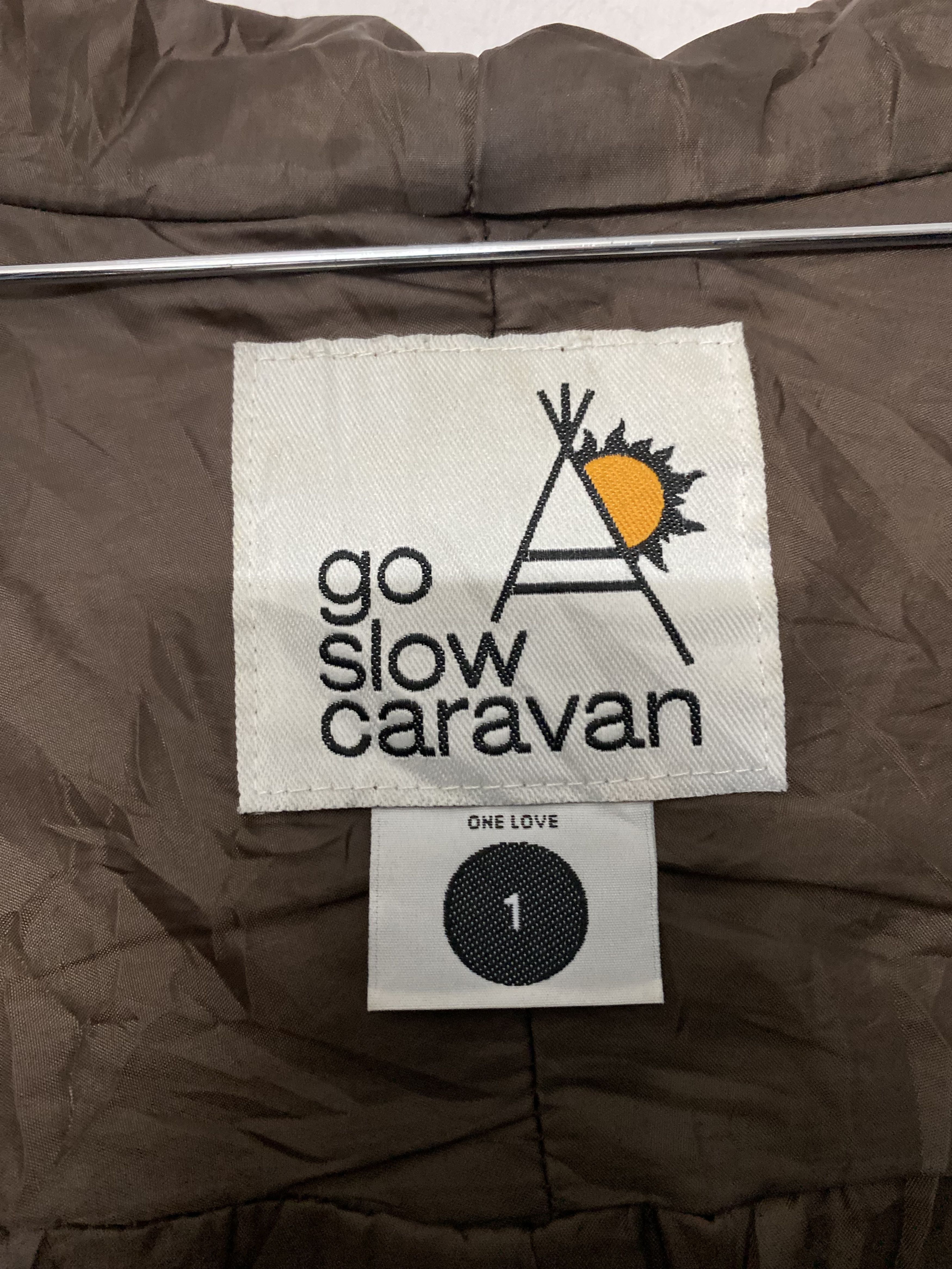 go slow caravan Go Slow Caravan Japan Outdoor Fleece Hoodie Colorblock Size M / US 6-8 / IT 42-44 - 8 Thumbnail