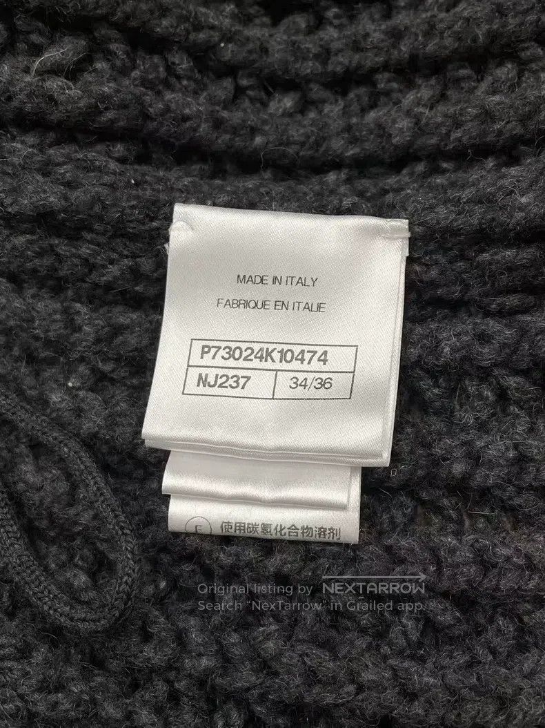 Chanel Chanel 22A high-end handicraft workshop dark gray hollow k Size XXS / US 00 / IT 34 - 5 Thumbnail