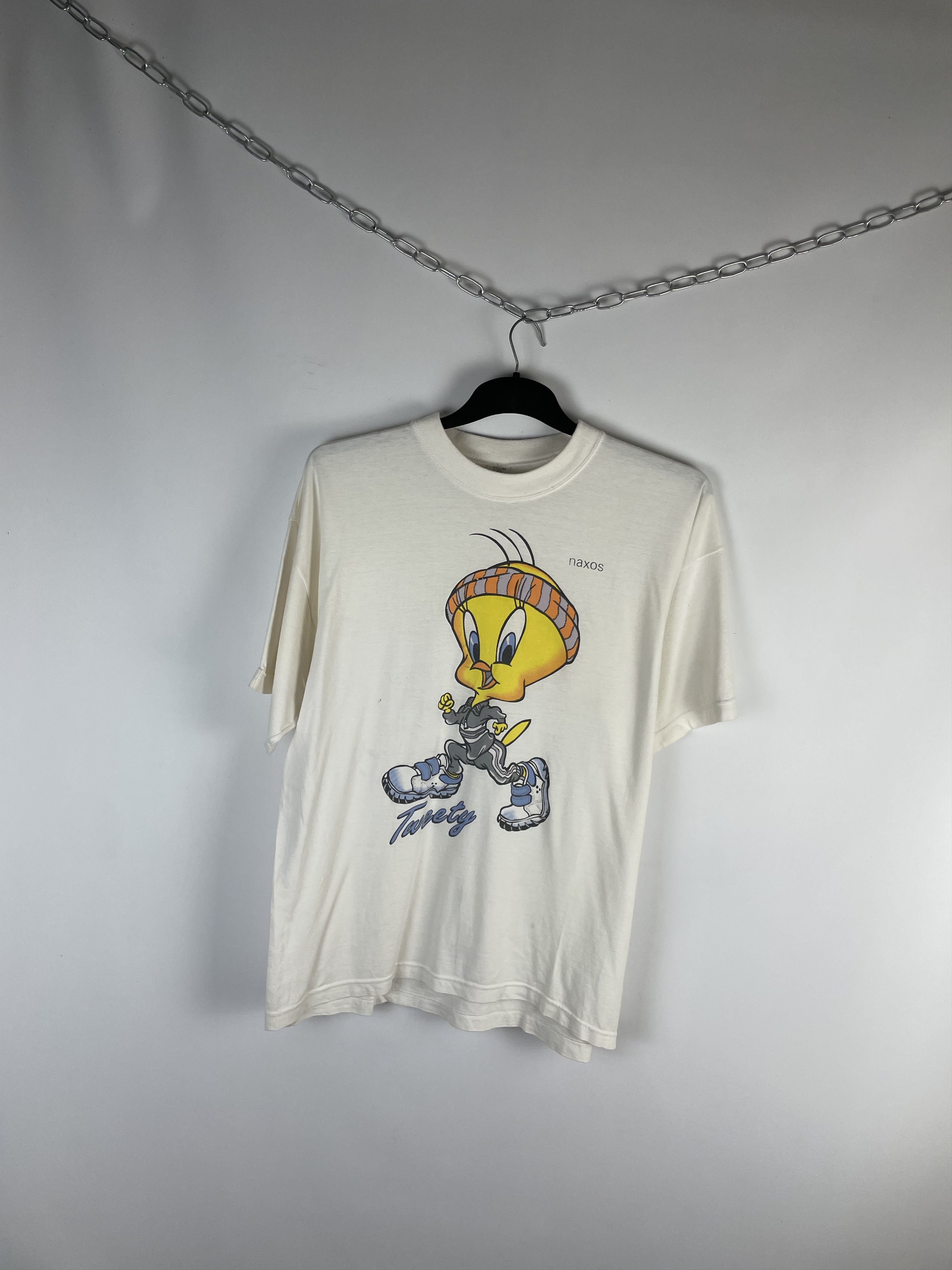 Disney Vintage TWITTY T-Shirt 90s Size US XL / EU 56 / 4 - 2 Thumbnail
