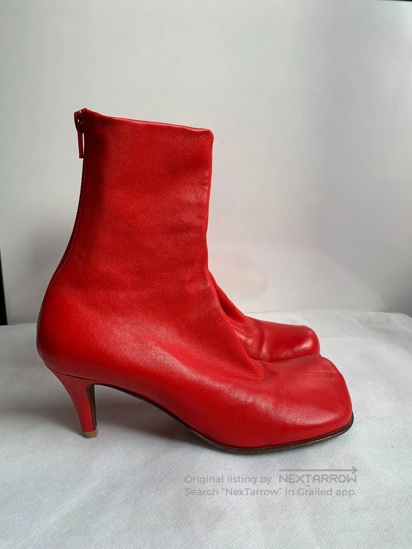 Bottega Veneta BV Red Bloc Square. Size US 5 / IT 35 - 3 Thumbnail