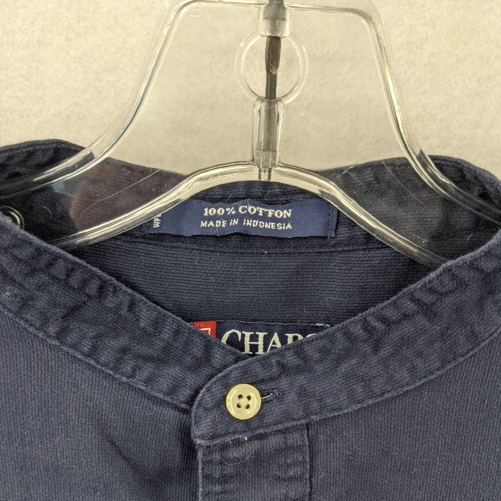 Chaps VINTAGE Ralph Lauren CHAPS Shirt Mens Large Button Up Cotton 90s 80s Size US L / EU 52-54 / 3 - 7 Thumbnail