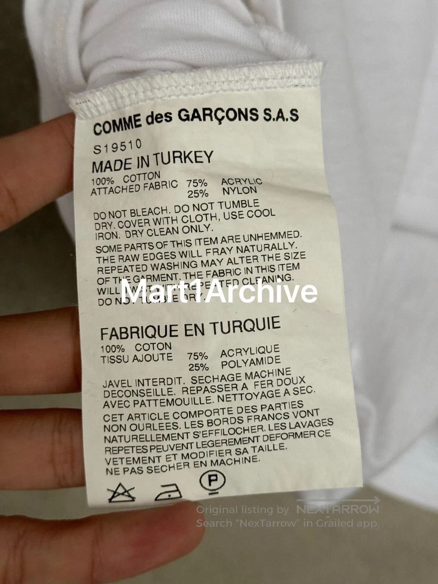 Comme des Garcons SHIRT Comme Des Garçons Double-Layered Long-Sleeve. Size US S / EU 44-46 / 1 - 7 Thumbnail