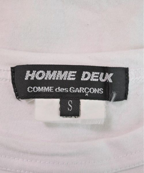 Comme des Garcons Homme Deux T-Shirts Cotton Short Sleeve Crewneck Print White Size US S / EU 44-46 / 1 - 6 Thumbnail