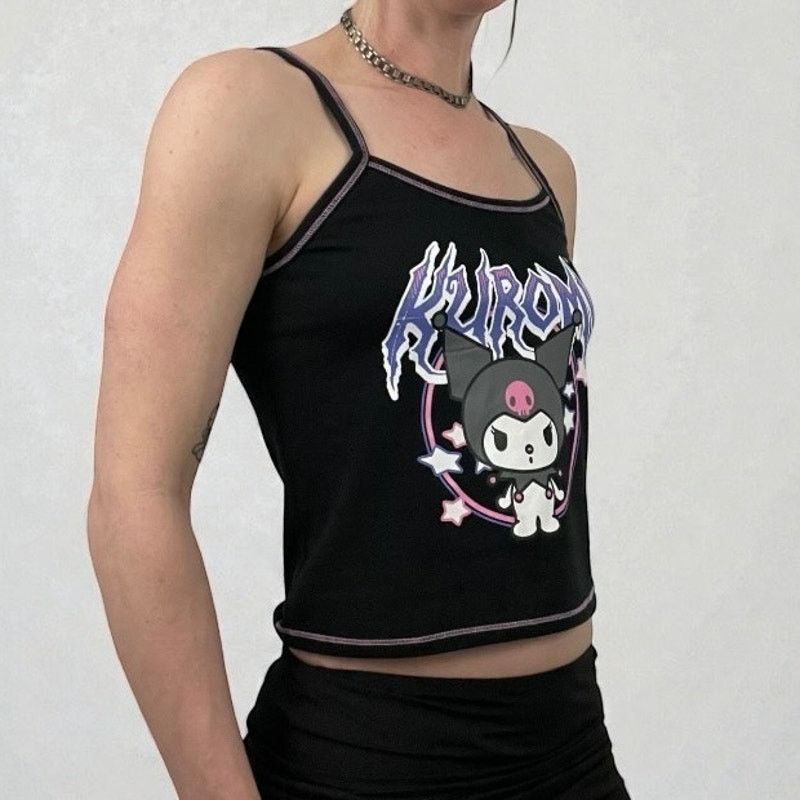 Other Kuromi by Sanrio Black Graphic Tank Top Size M / US 6-8 / IT 42-44 - 3 Thumbnail