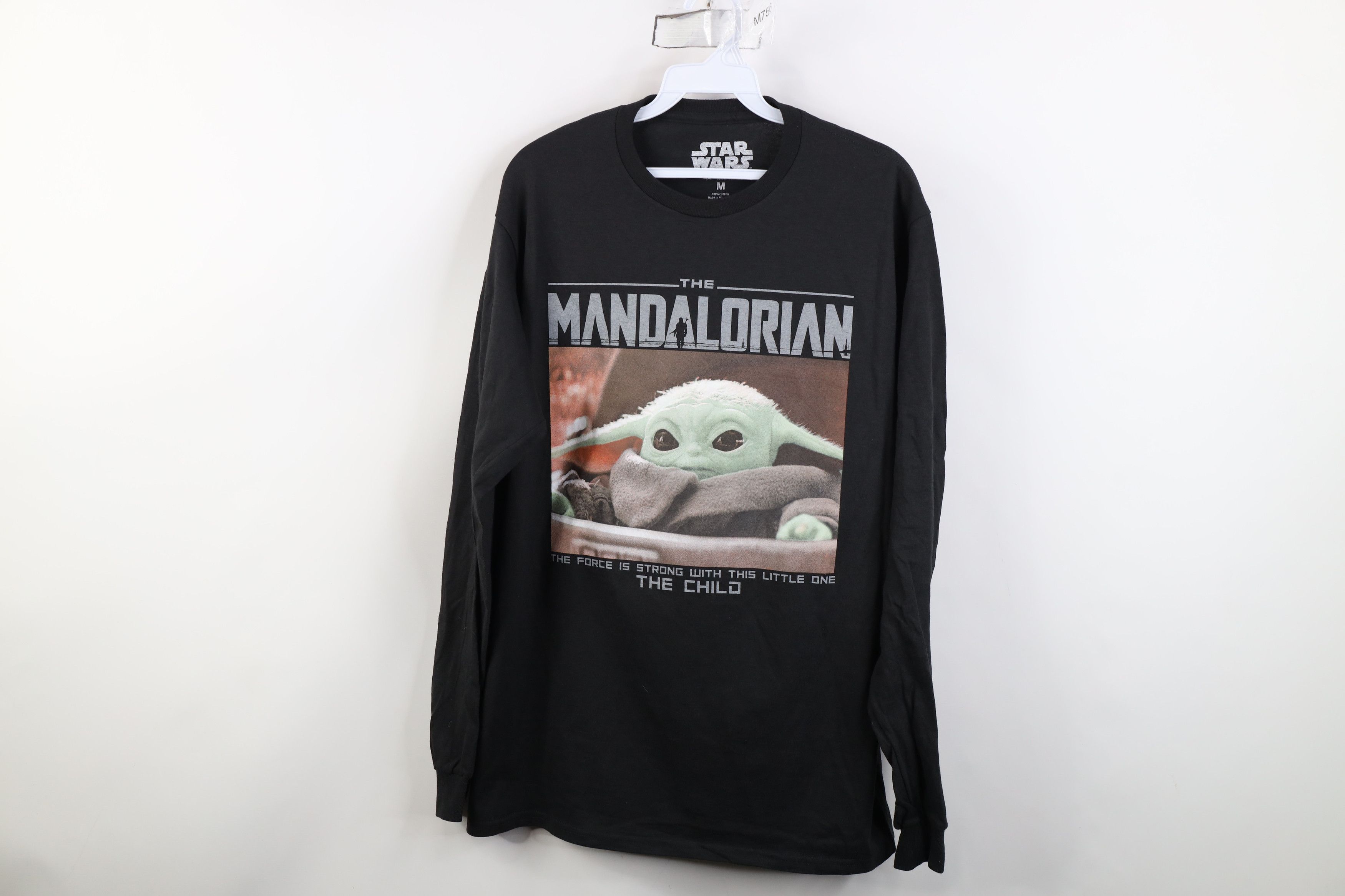 Star Wars Y2K Star Wars Mandalorian Baby Yoda Long Sleeve T-Shirt Size US M / EU 48-50 / 2 - 1 Thumbnail