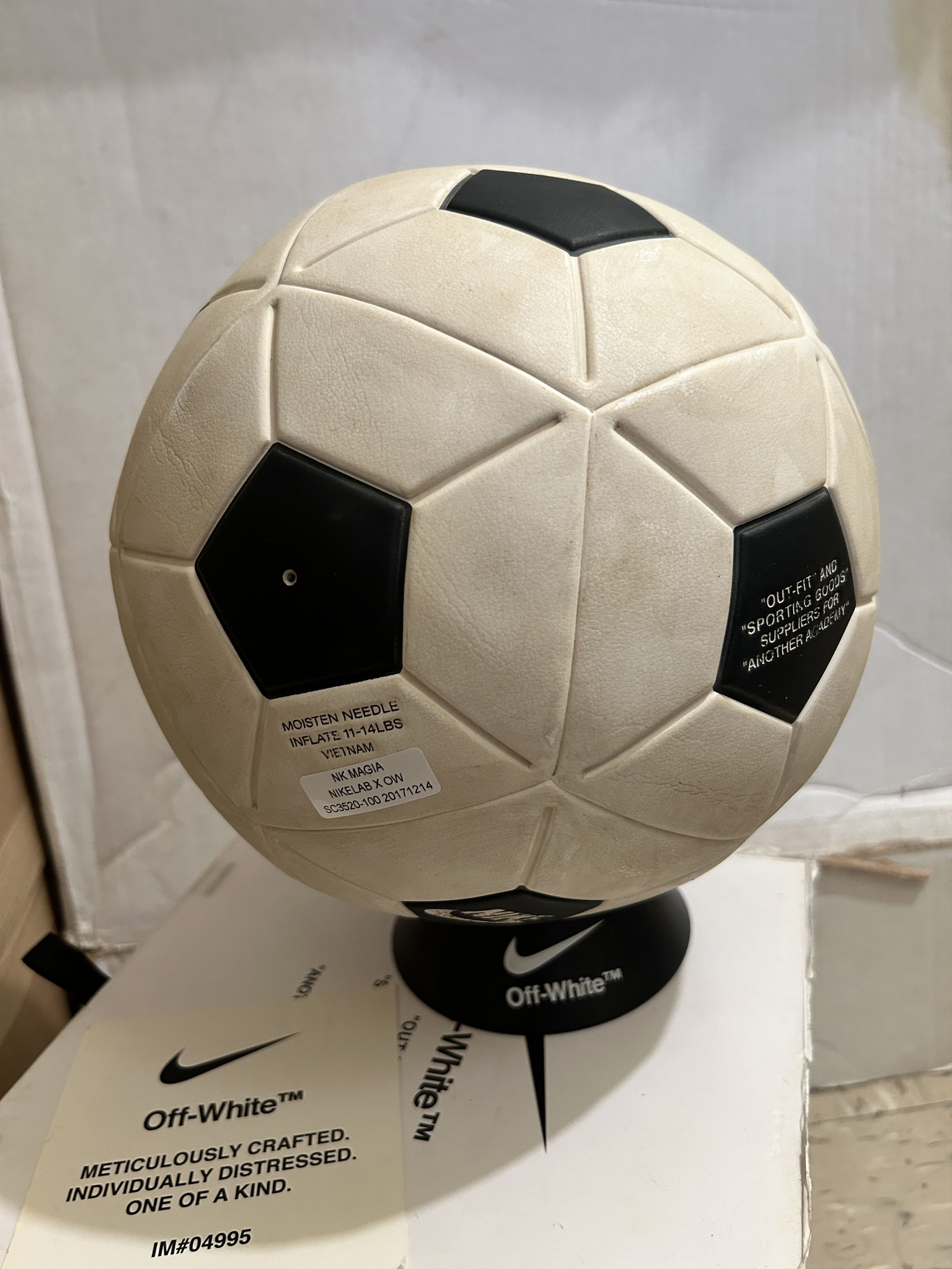 Nike × Off-White Nikelab x OFF-WHITE Magia Ball White Size ONE SIZE - 3 Thumbnail