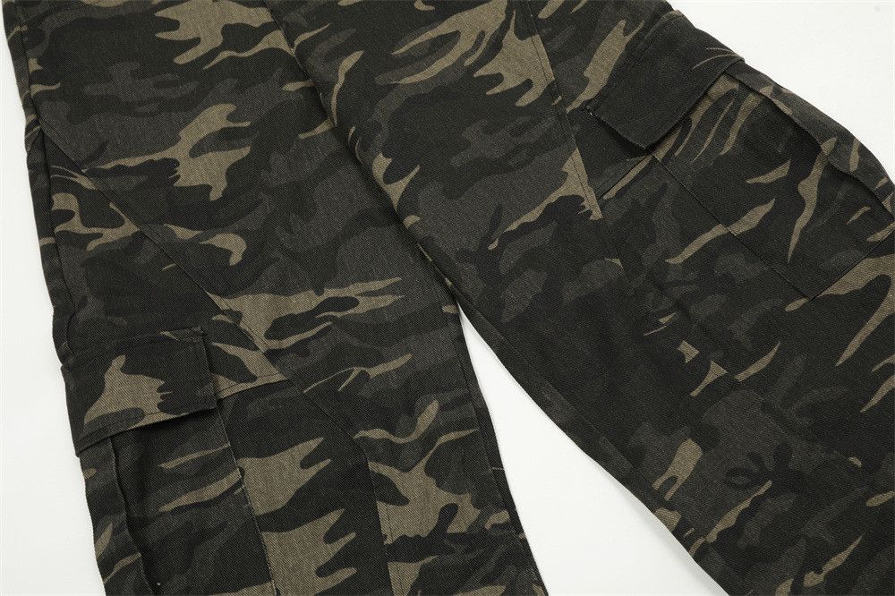 Japanese Brand American retro machete camouflage men cargo casual trousers Size US 32 / EU 48 - 6 Thumbnail