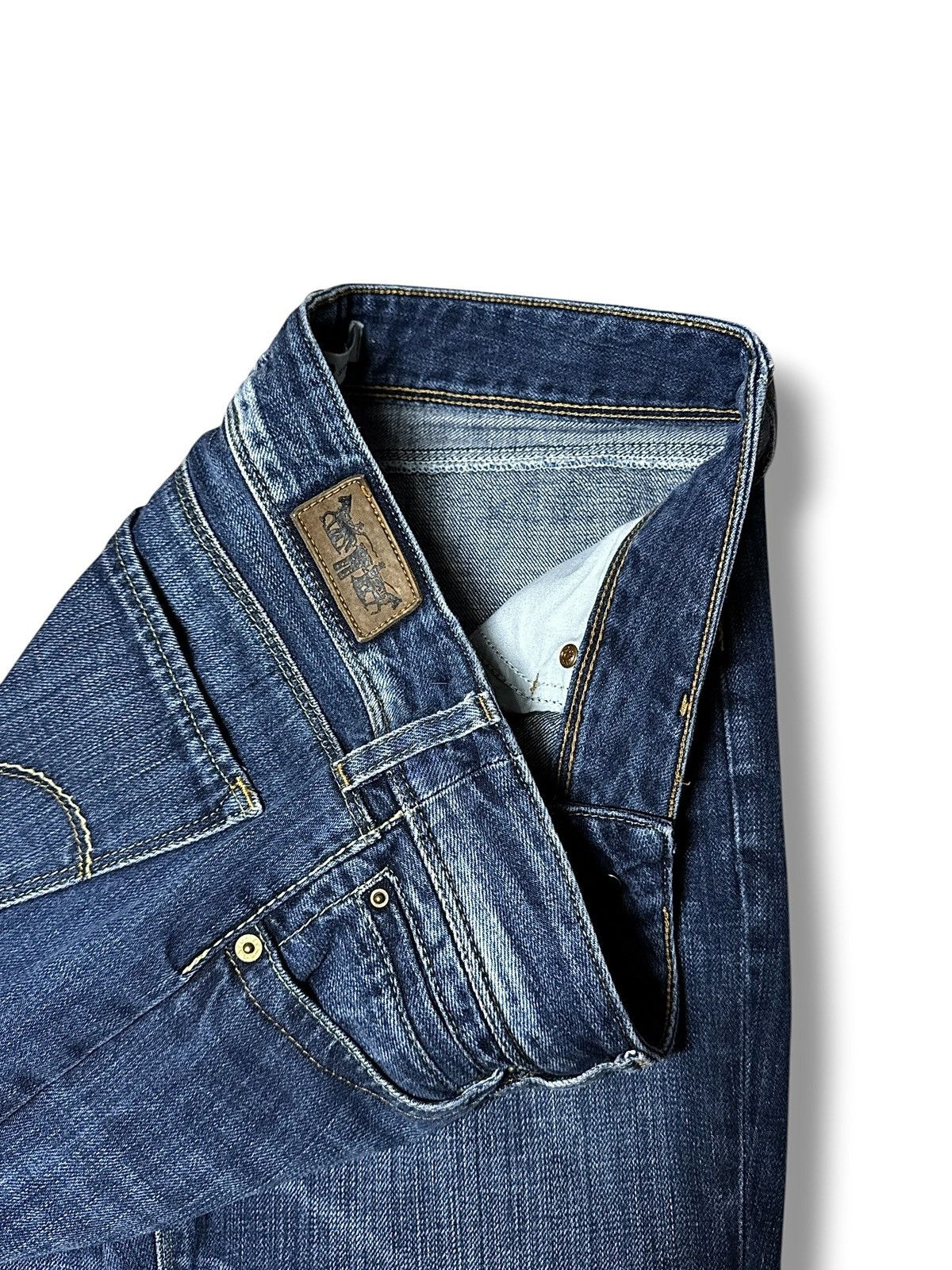 Levi's Levi's Vintage Straight Fit Distressed Faded Blue Jeans Size US 31 - 4 Thumbnail