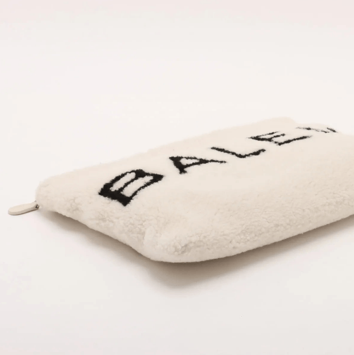 Balenciaga Shearling Clutch Bag Size ONE SIZE - 4 Thumbnail