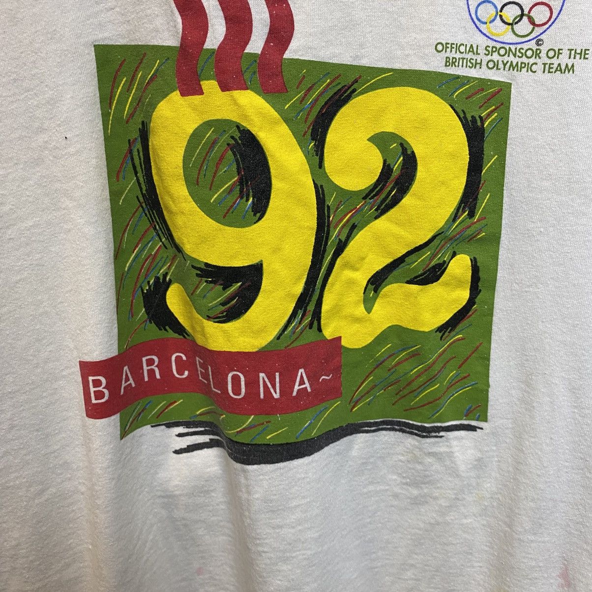 Vintage Vintage Carlsberg Barcelona 1992 Olympic game tee size XL Size US XL / EU 56 / 4 - 4 Thumbnail