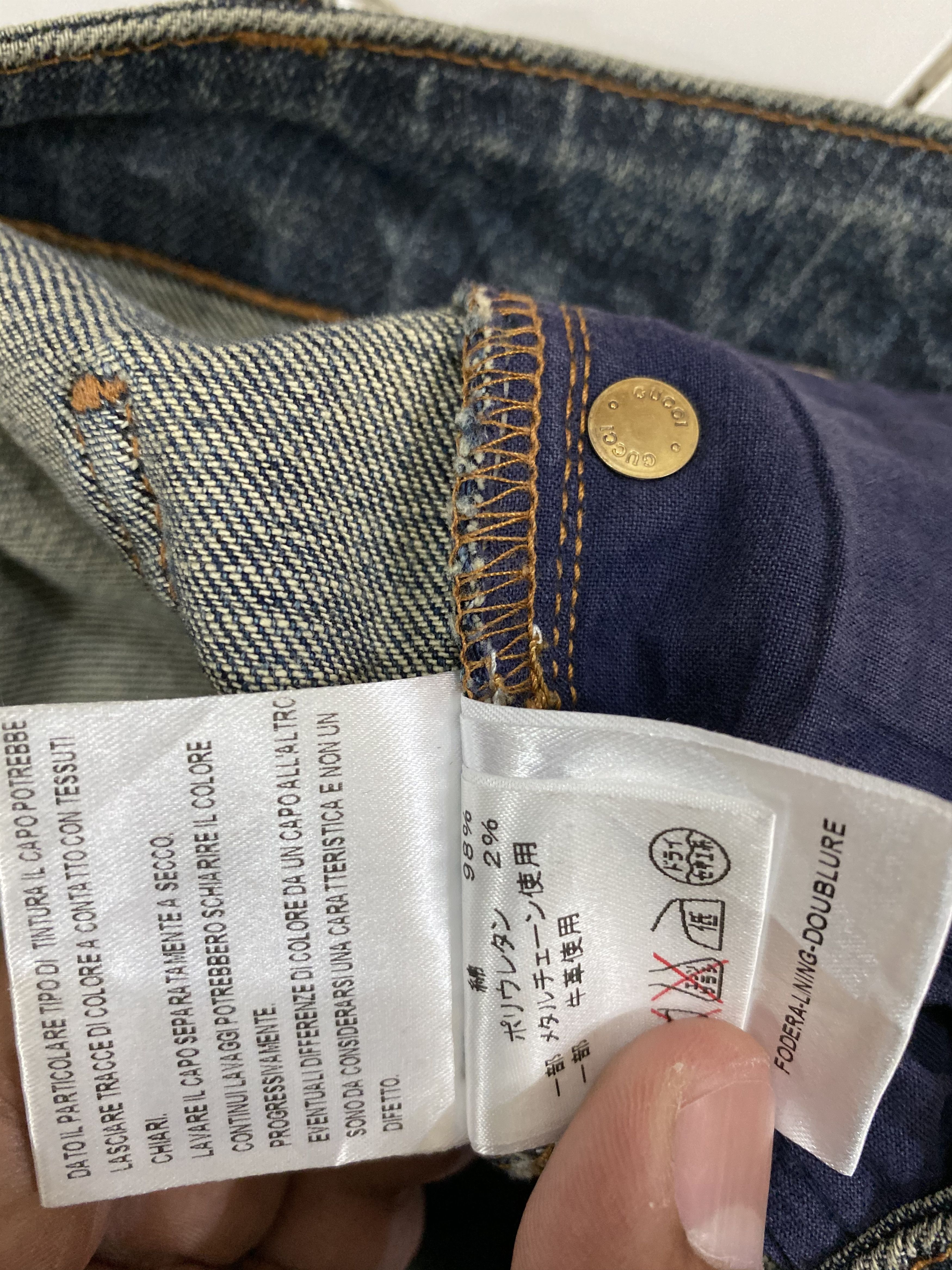 Gucci Authentic Vintage Gucci Flare Bootcut Denim Size 30" / US 8 / IT 44 - 15 Thumbnail
