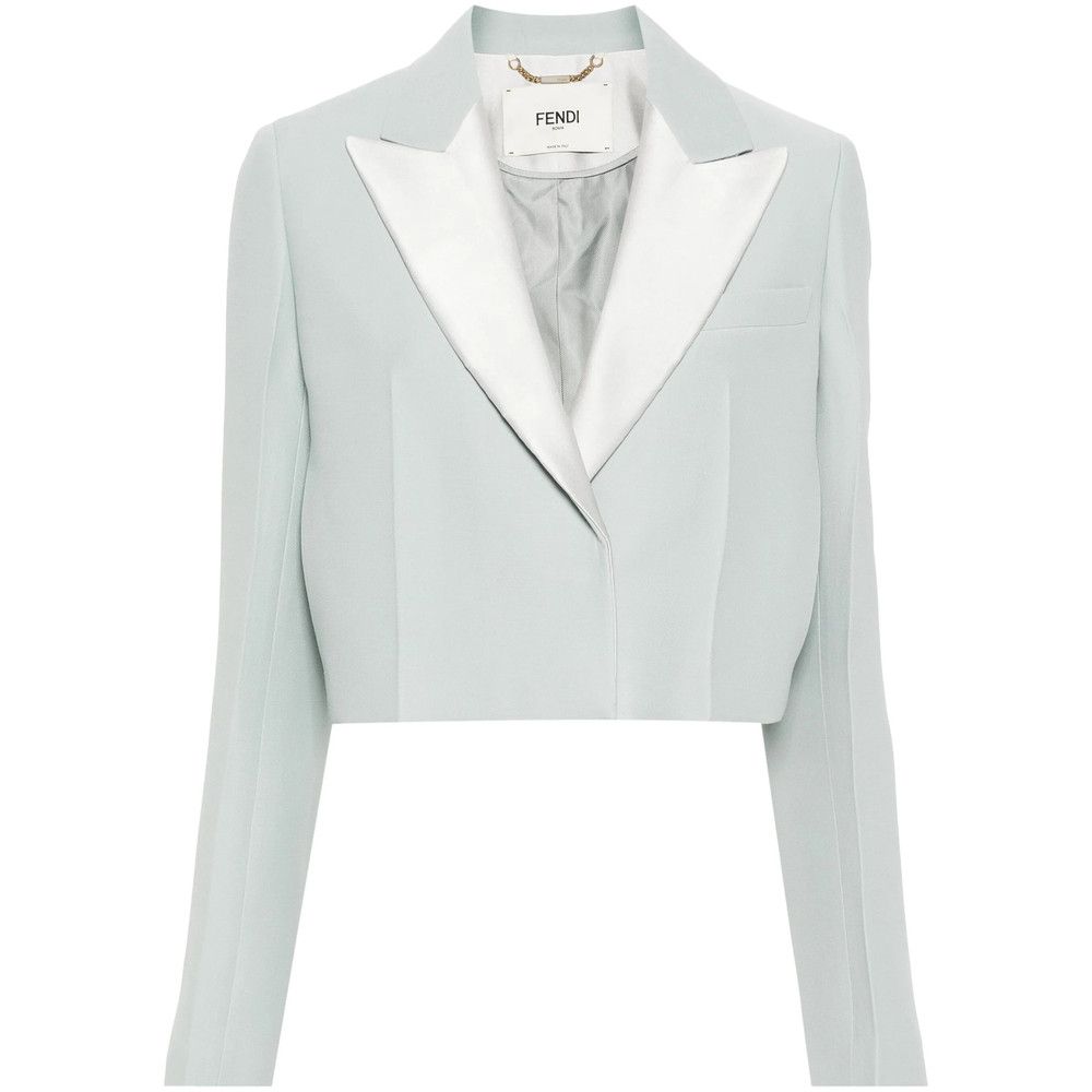 Fendi Fendi BLUE Jackets - Blazers Size S / US 4 / IT 40 - 1 Thumbnail