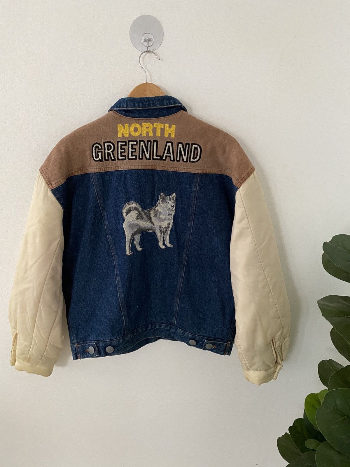 Hysteric Glamour KRIZIA JEANS BIG LOGO MYSTERY AND ADVENTURE DENIM JACKET Size US L / EU 52-54 / 3 - 7 Thumbnail