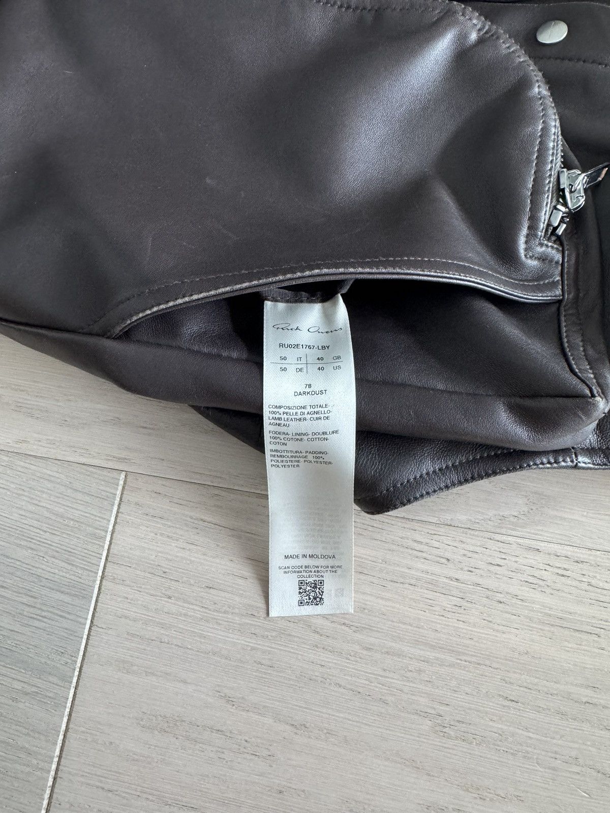 Rick Owens Rick Owens Concordians Leather Cargo Vest Size US M / EU 48-50 / 2 - 6 Thumbnail