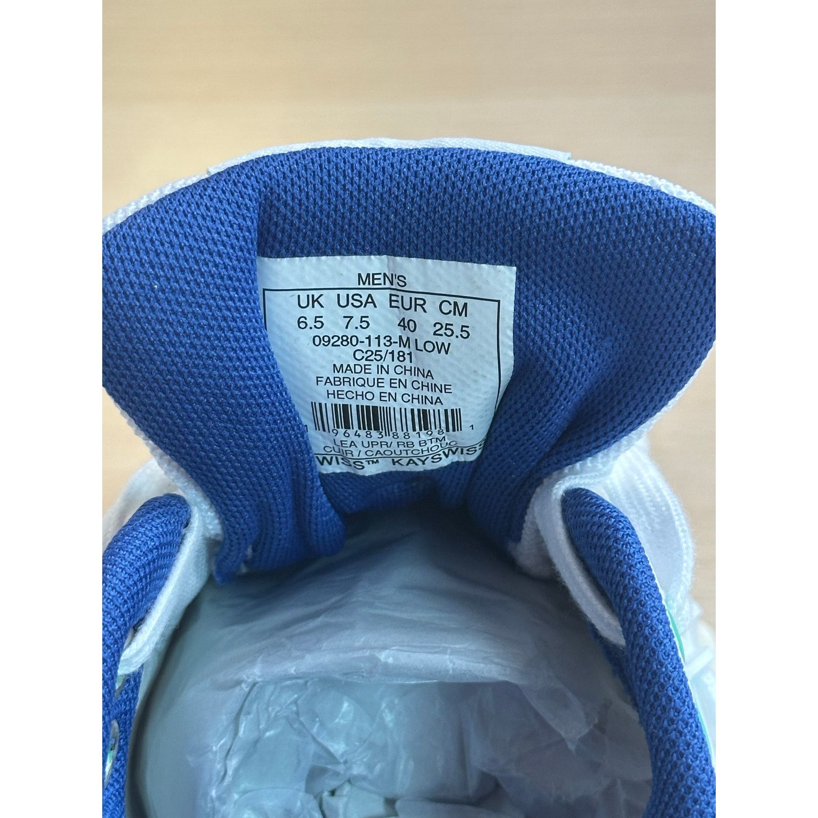 K-Swiss K-SWISS Si-18 International White Sneaker Size 7.5M - NEW Size US 7.5 / EU 40-41 - 8 Thumbnail