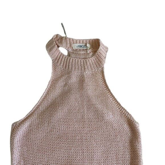 Other The Hanger Pink Knit Halter Top Racerback Junior M Size M / US 6-8 / IT 42-44 - 4 Thumbnail