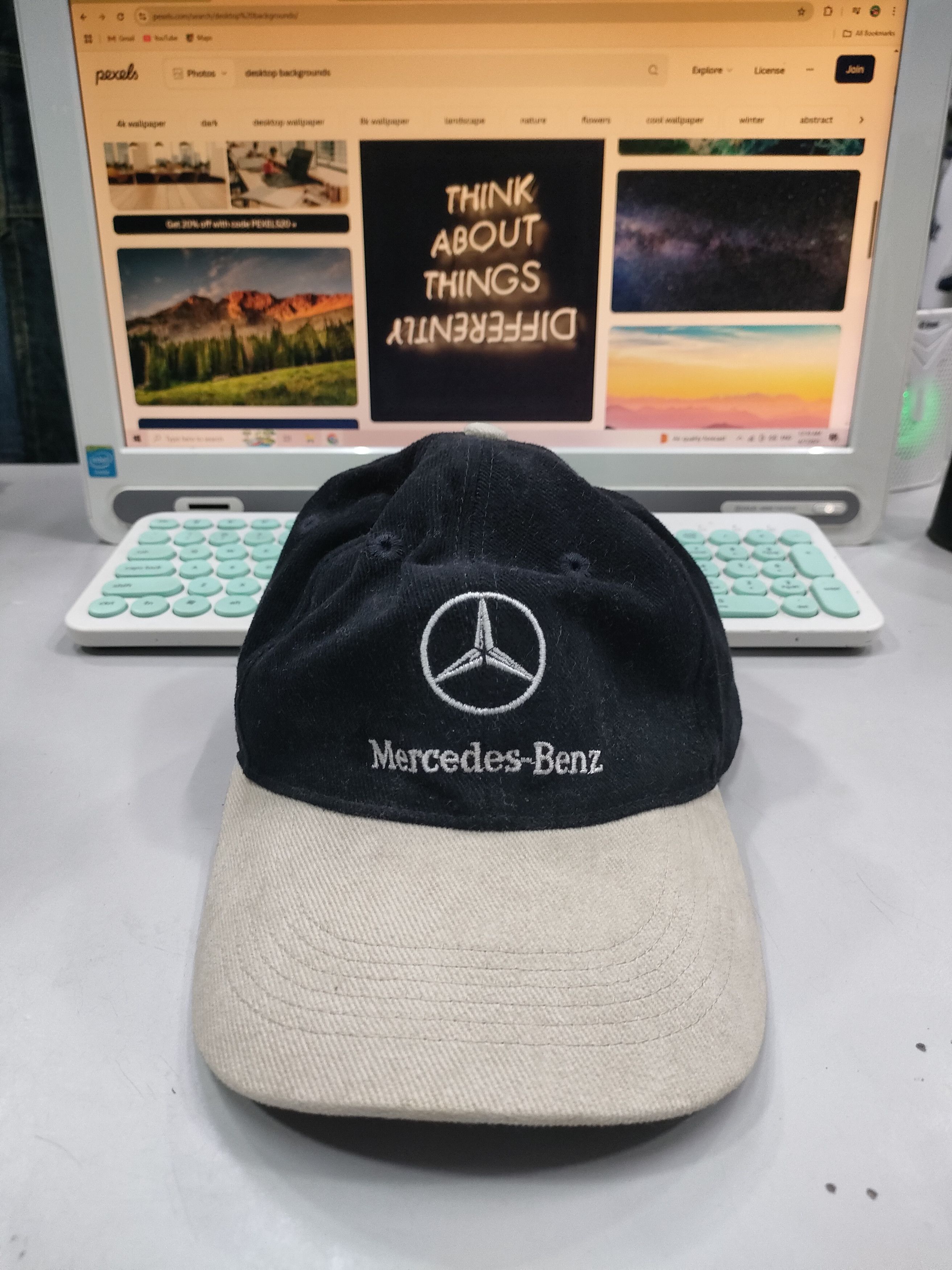 Mercedes-Benz Vintage Mercedes Benz Cap Size ONE SIZE - 1 Thumbnail
