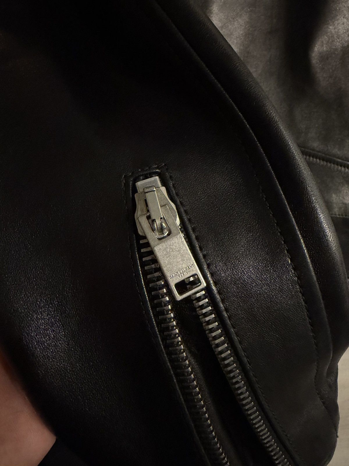 Saint Laurent Paris 2015 Saint Laurent L01 Hedi Slimane Leather Jacket Size US S / EU 44-46 / 1 - 5 Thumbnail