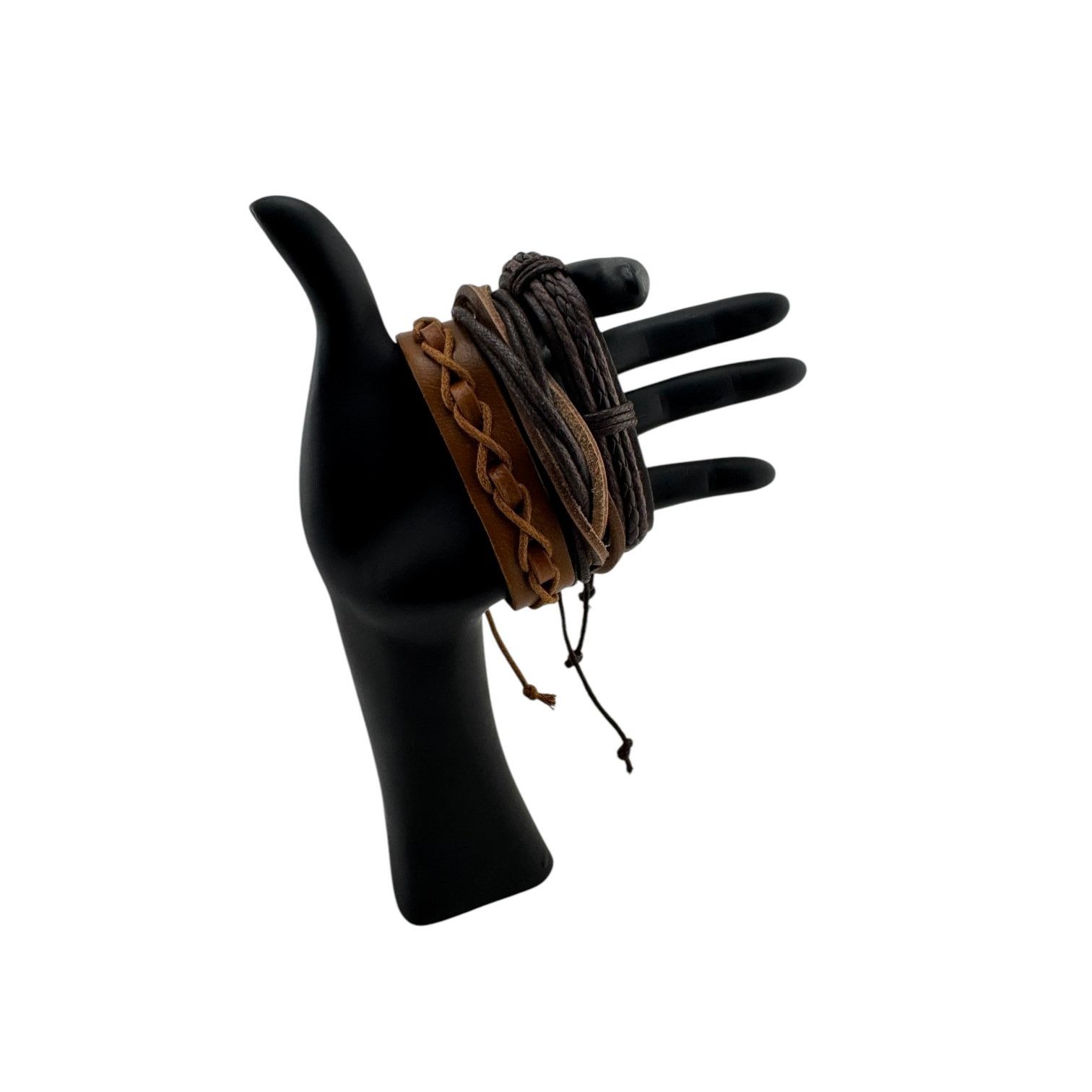 Other Untamed Cuffs: Trio of Rebel Leather Bands Size ONE SIZE - 3 Thumbnail