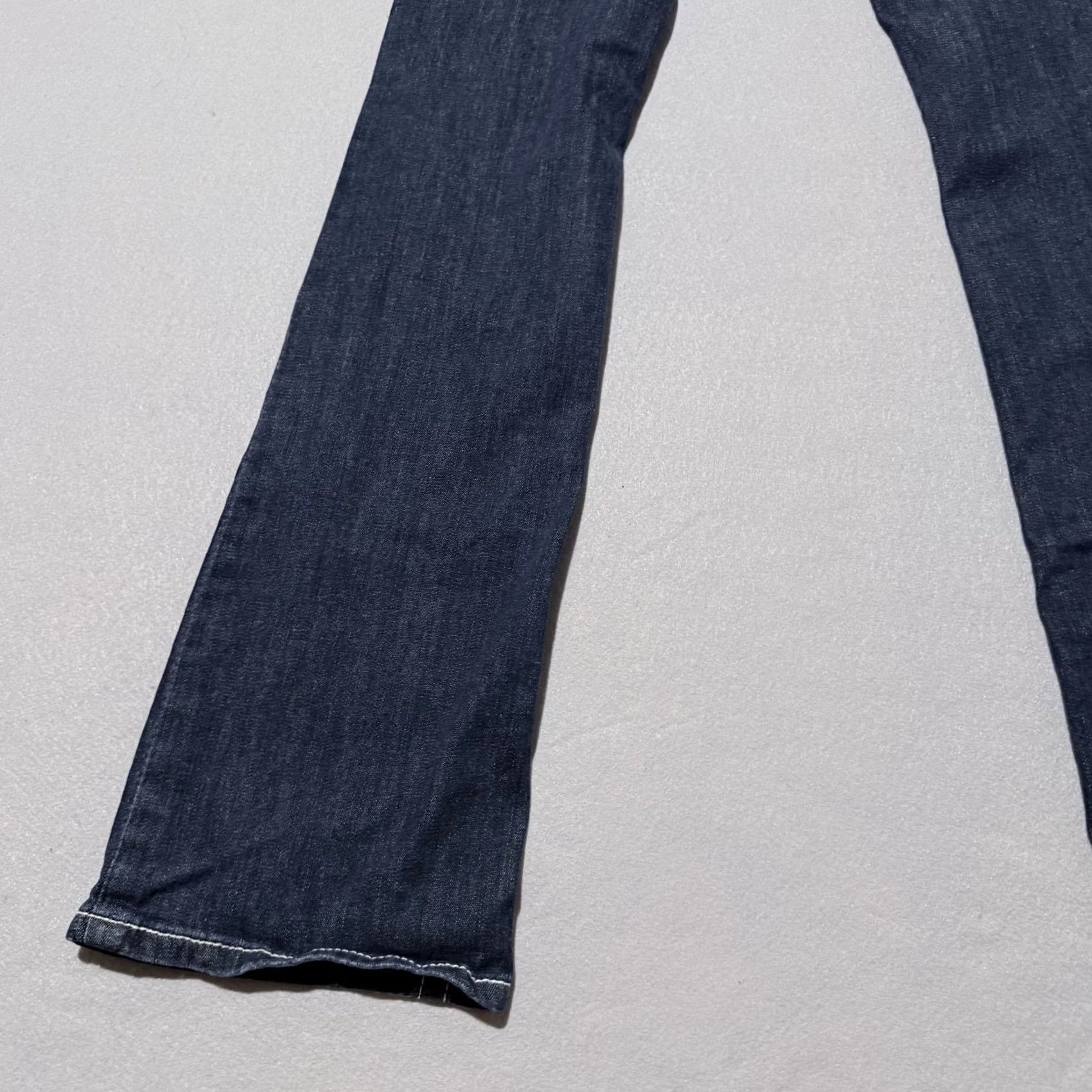 Ariat Ariat Jeans Blue Bootcut 26x31 Womens Low Rise Denim Jeans - 5-Pocket, Dark Wash, Button Zip, Regular Rise, City Cowboys & Western Womens Size 26" / US 2 / IT 38 - 7 Thumbnail
