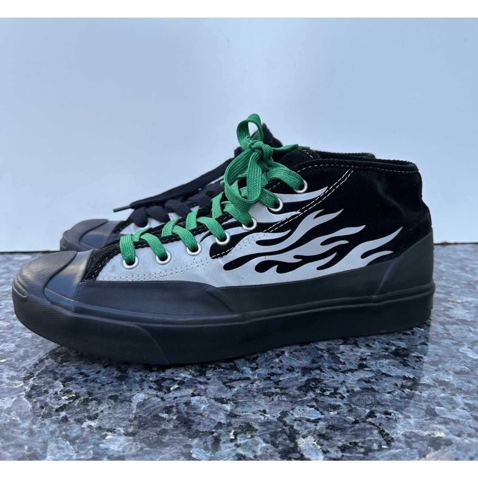 Converse ConverseASAP Nast x Jack Purcell Mid 'Silver Flames Men’s 11 Size US 11 / EU 44 - 3 Thumbnail