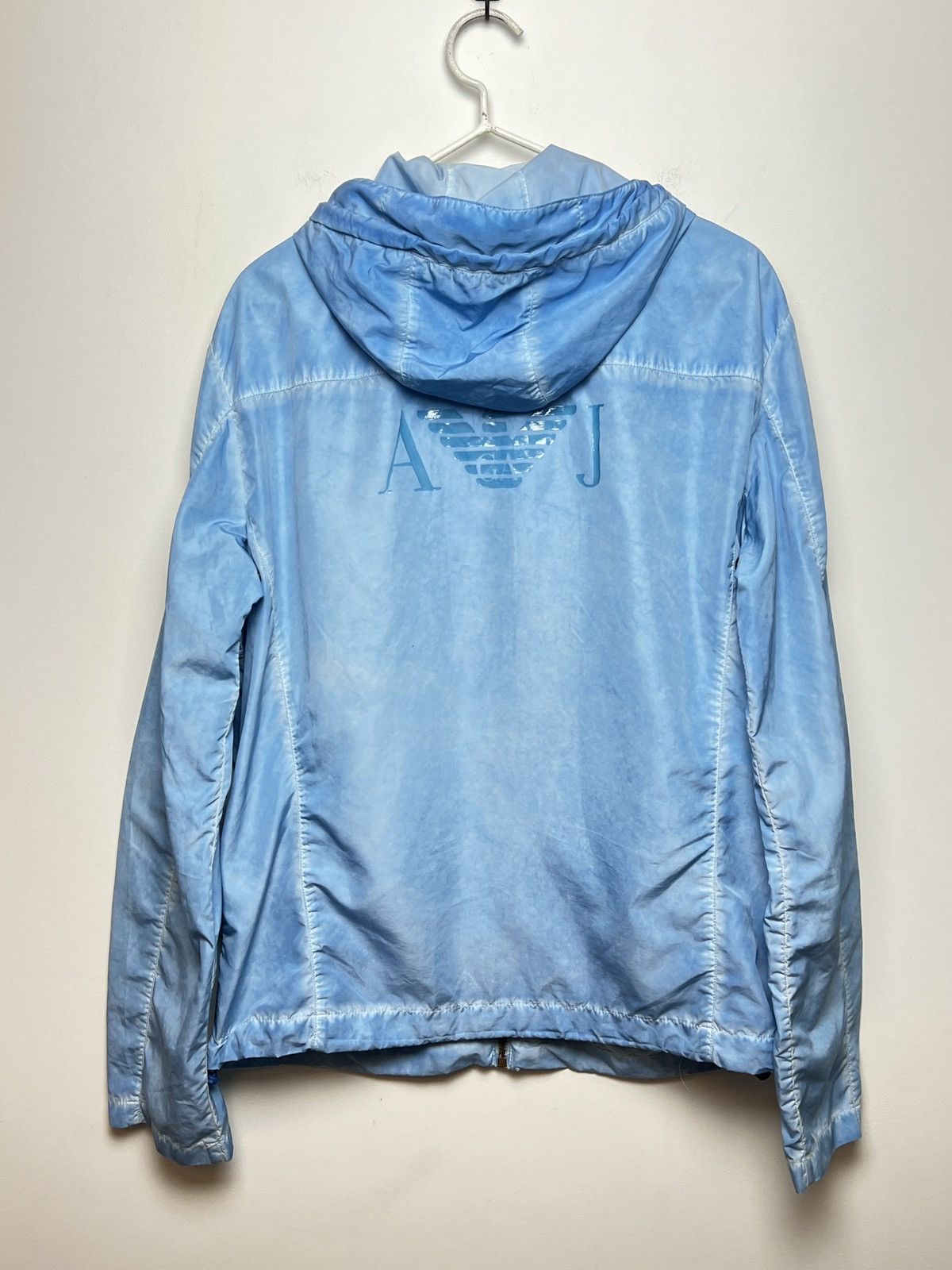 Giorgio Armani armani y2k dyed nylon jacket windrunner Size US L / EU 52-54 / 3 - 12 Thumbnail