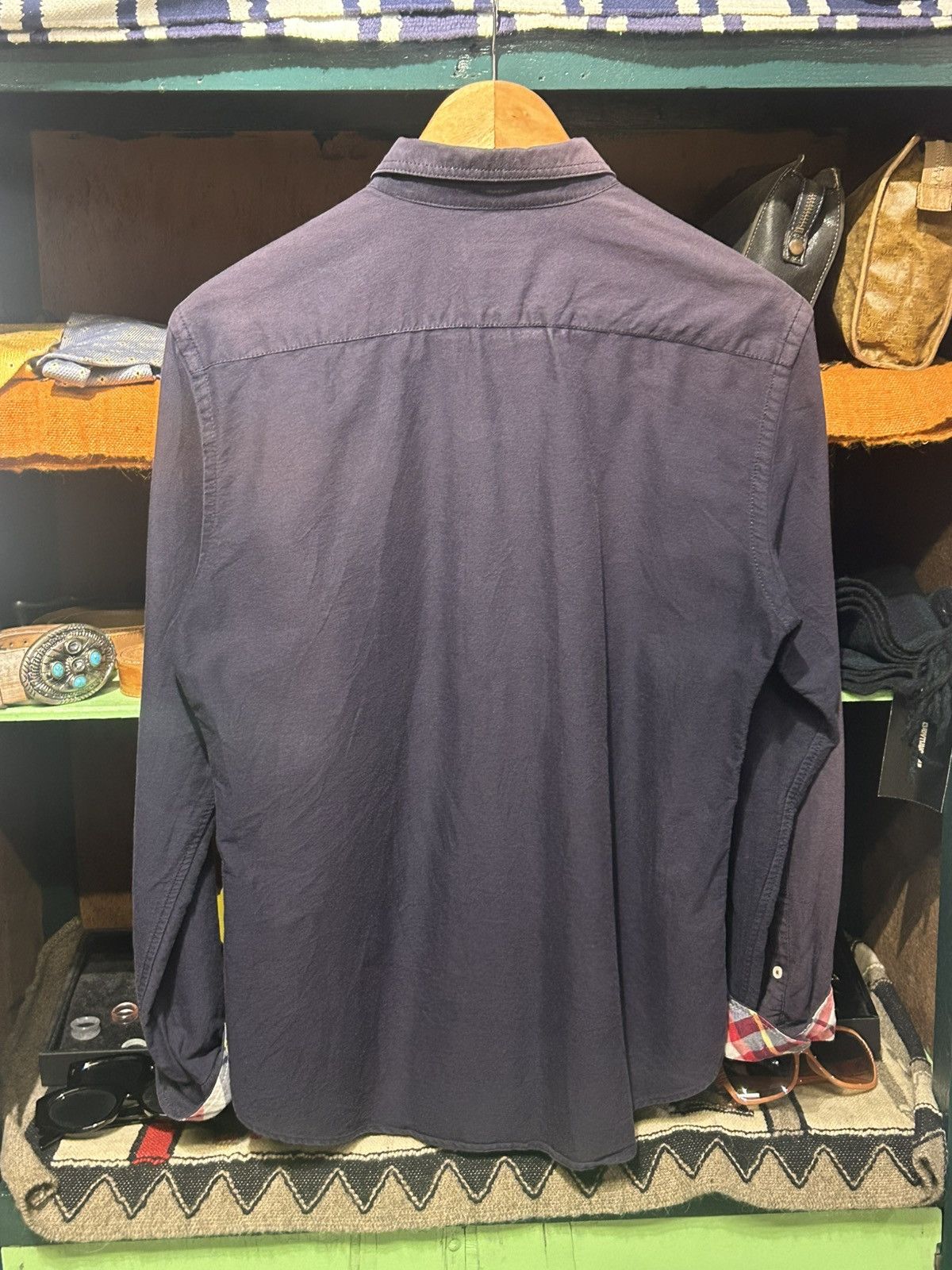 Burberry Burberry Black Label Purple Shirt Size US M / EU 48-50 / 2 - 2 Thumbnail