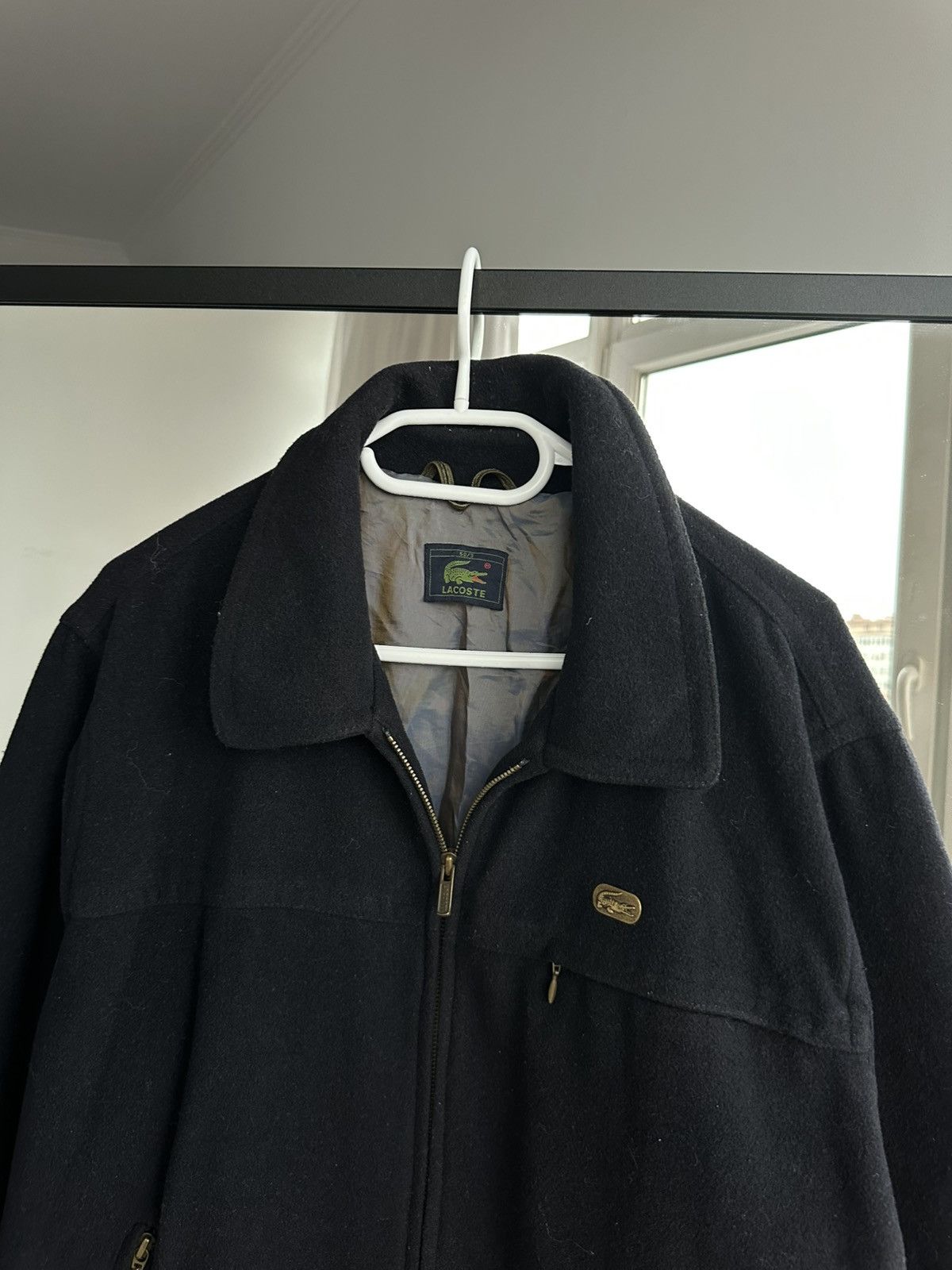 Lacoste Vintage Lacoste Wool Men’s Navy 90s Jacket Sz M-L Size US M / EU 48-50 / 2 - 4 Thumbnail