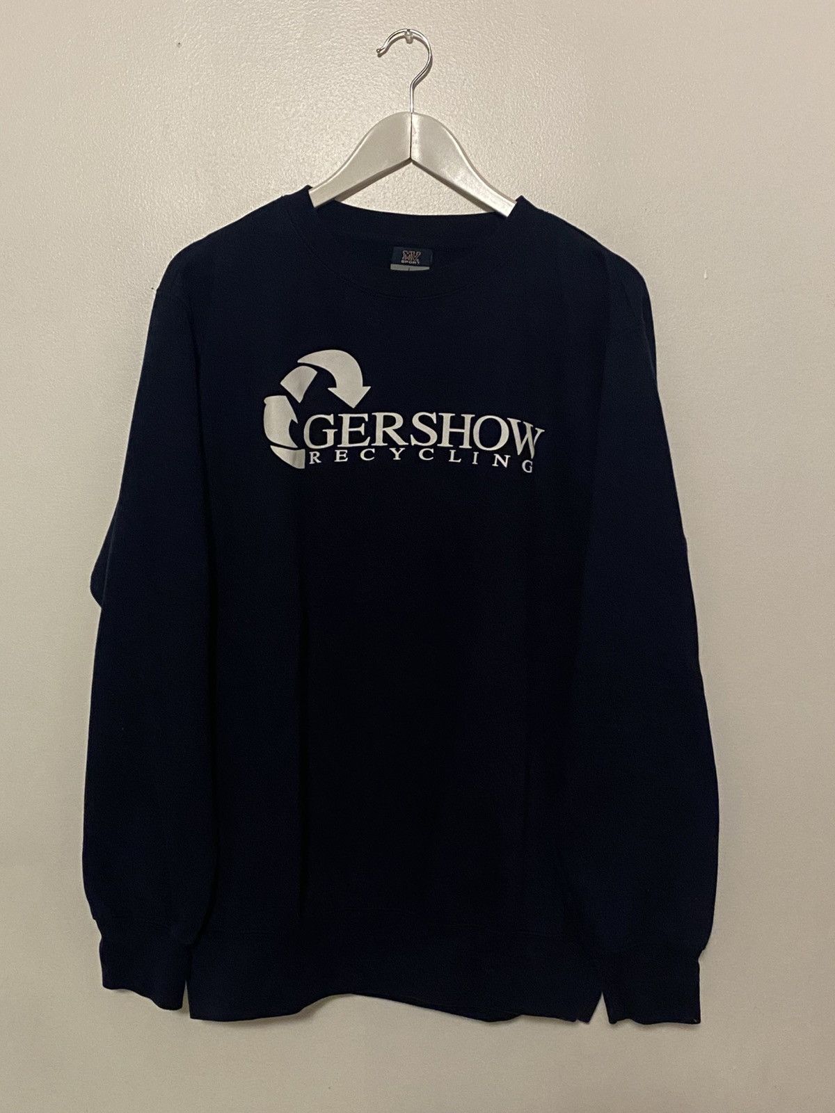 Other × Vintage Navy Workwear Crewneck Sweatshirt Size US L / EU 52-54 / 3 - 4 Thumbnail