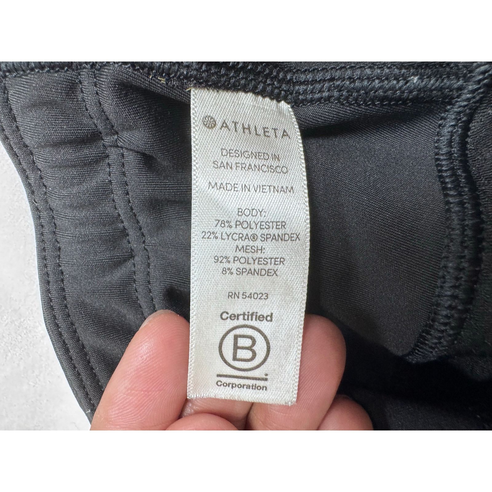 Athleta Athleta Womens Leggings Trousers Black Pants RN 54023 L Size 34" / US 12 / IT 48 - 4 Thumbnail