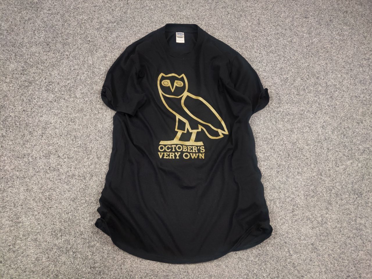 October's Very Own × Vintage October's Very Own x Drake Black Gold Logo shirt tee Size US M / EU 48-50 / 2 - 2 Thumbnail
