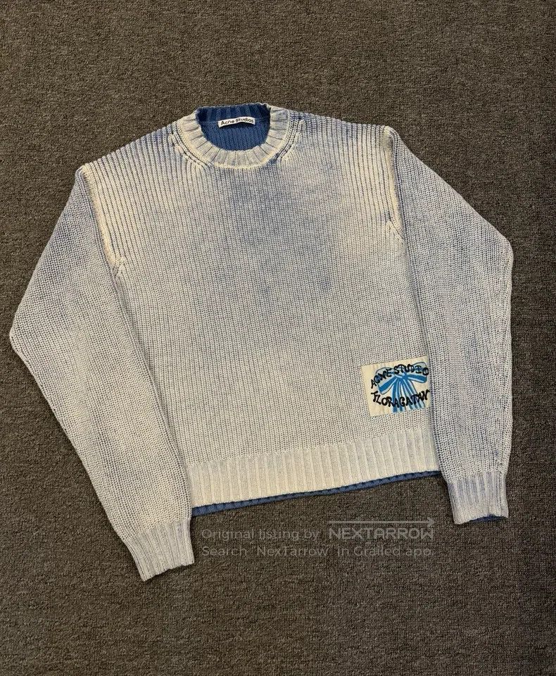 Acne Studios Acne Studios 24FW Round Neck Loose Long Sleeve Sweater Size US M / EU 48-50 / 2 - 1 Thumbnail
