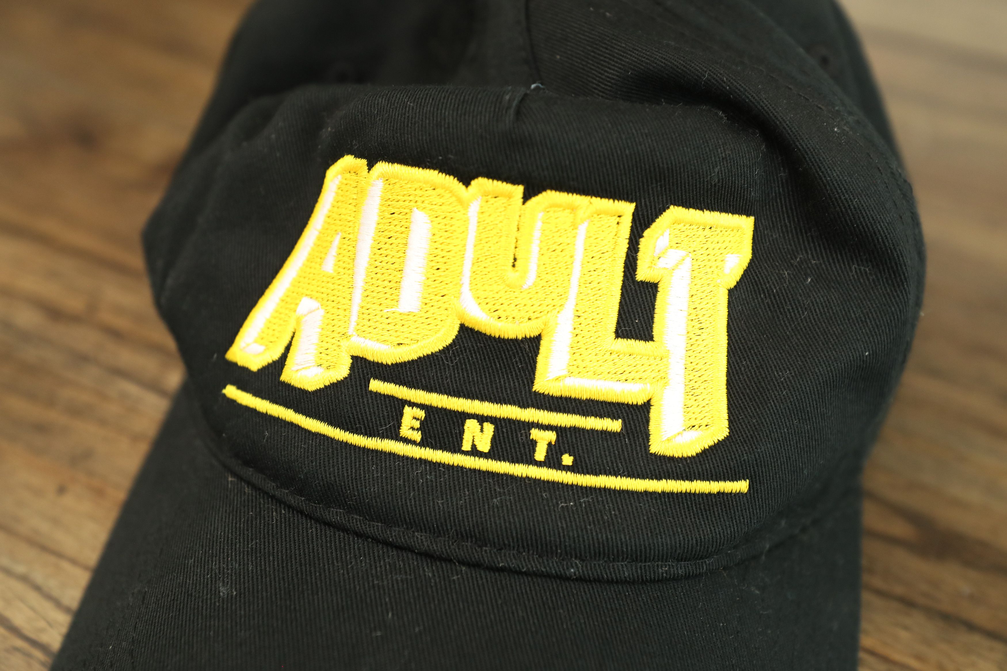 Other Adult Entertainment Director's Cap (Black & Yella) (OS) Size ONE SIZE - 4 Thumbnail