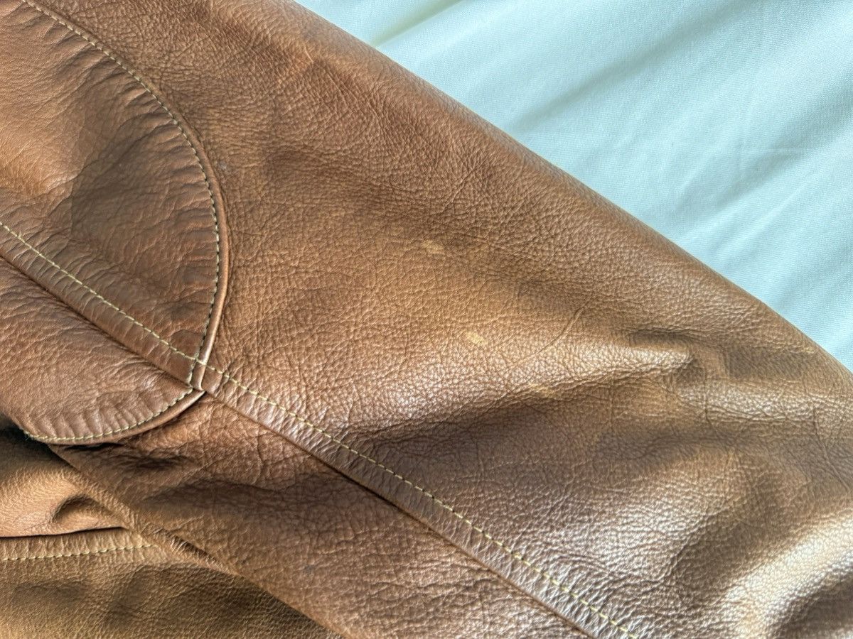 Polo Ralph Lauren Ralph Lauren Western Styling Leather Jacket - Brown, Size [M Size US M / EU 48-50 / 2 - 7 Thumbnail