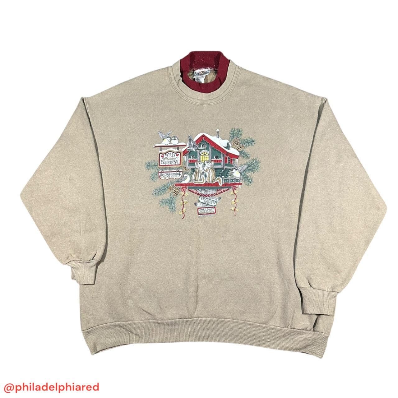 Designer Vintage 1990s Day Breeze Winter themed crewneck sweatshirt Size XXL / US 16-18 / IT 52-54 - 1 Thumbnail
