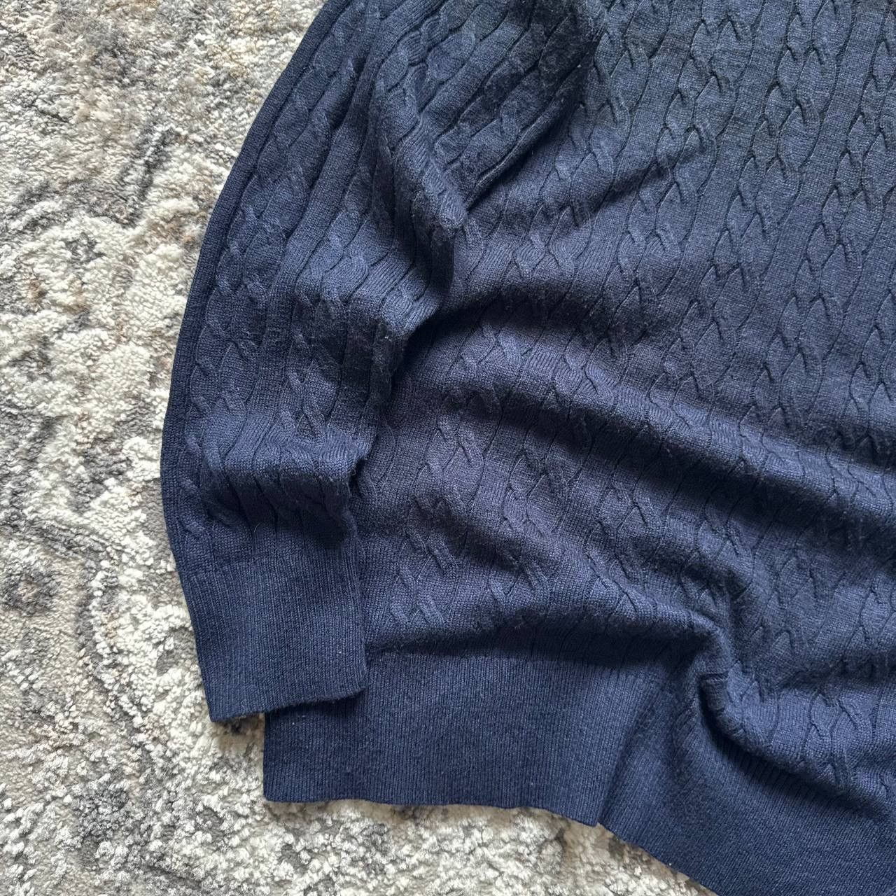 Katharine Hamnett London Katharine Hamnett London Knitted Abstract V Neck Sweater Size US L / EU 52-54 / 3 - 4 Thumbnail