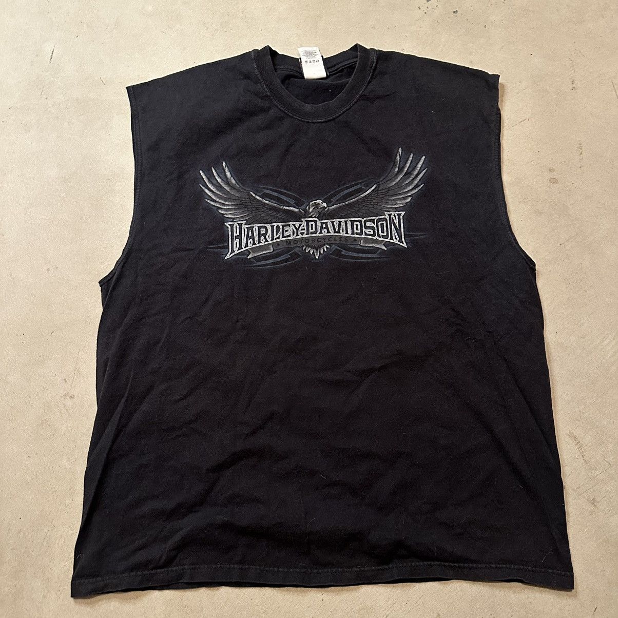 Harley Davidson Vintage 2006 Harley Davidson Biker Motorcycle Tank Top Size US XXL / EU 58 / 5 - 4 Thumbnail