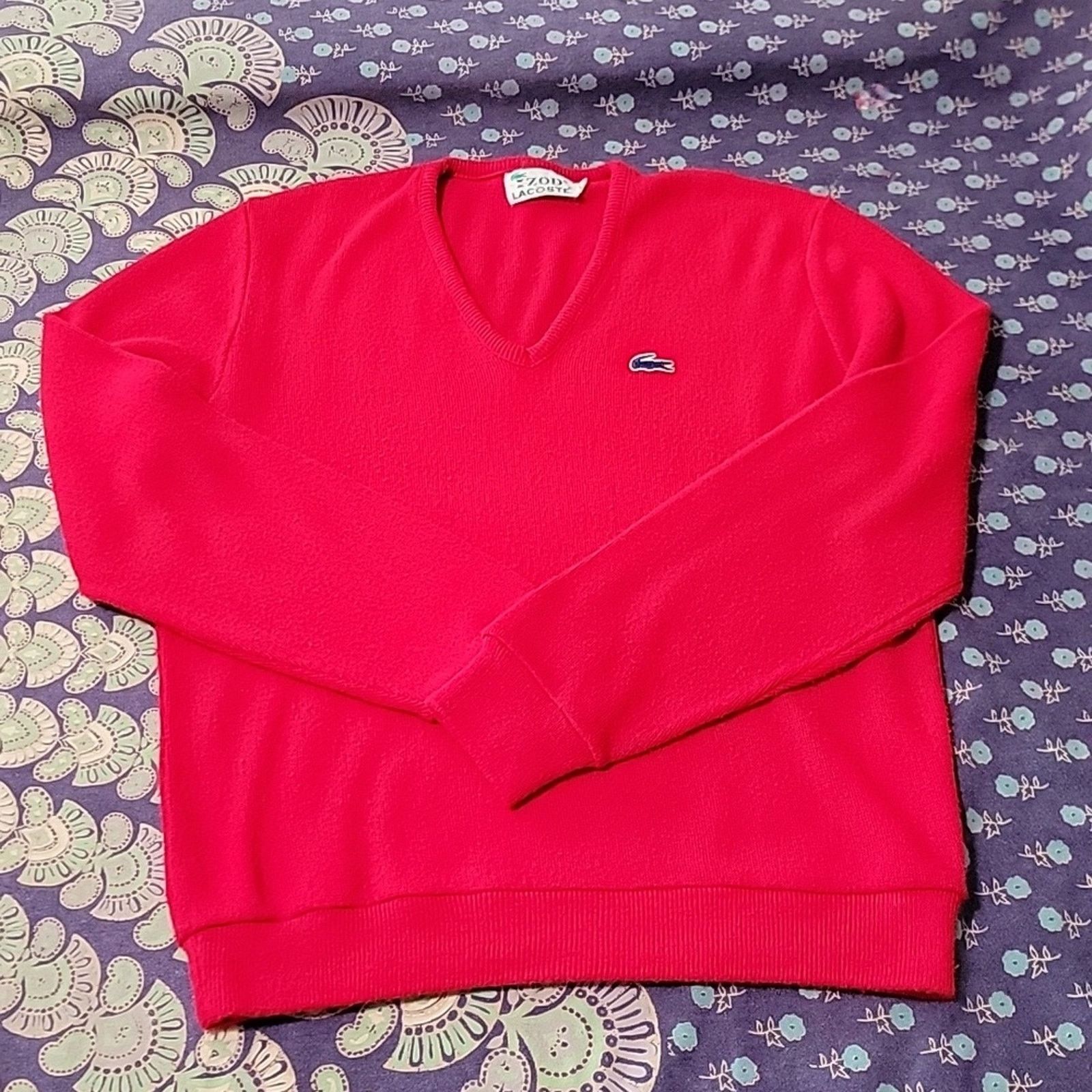 Lacoste Vintage IZOD Lacoste Sweater Size US M / EU 48-50 / 2 - 1 Thumbnail