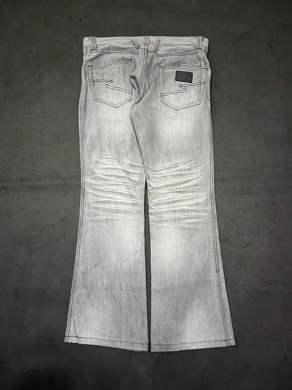 Le Grande Bleu (L.G.B.) 💸BINDINGOFFER💸Semantic design flared denim lgb styled Size US 34 / EU 50 - 2 Thumbnail