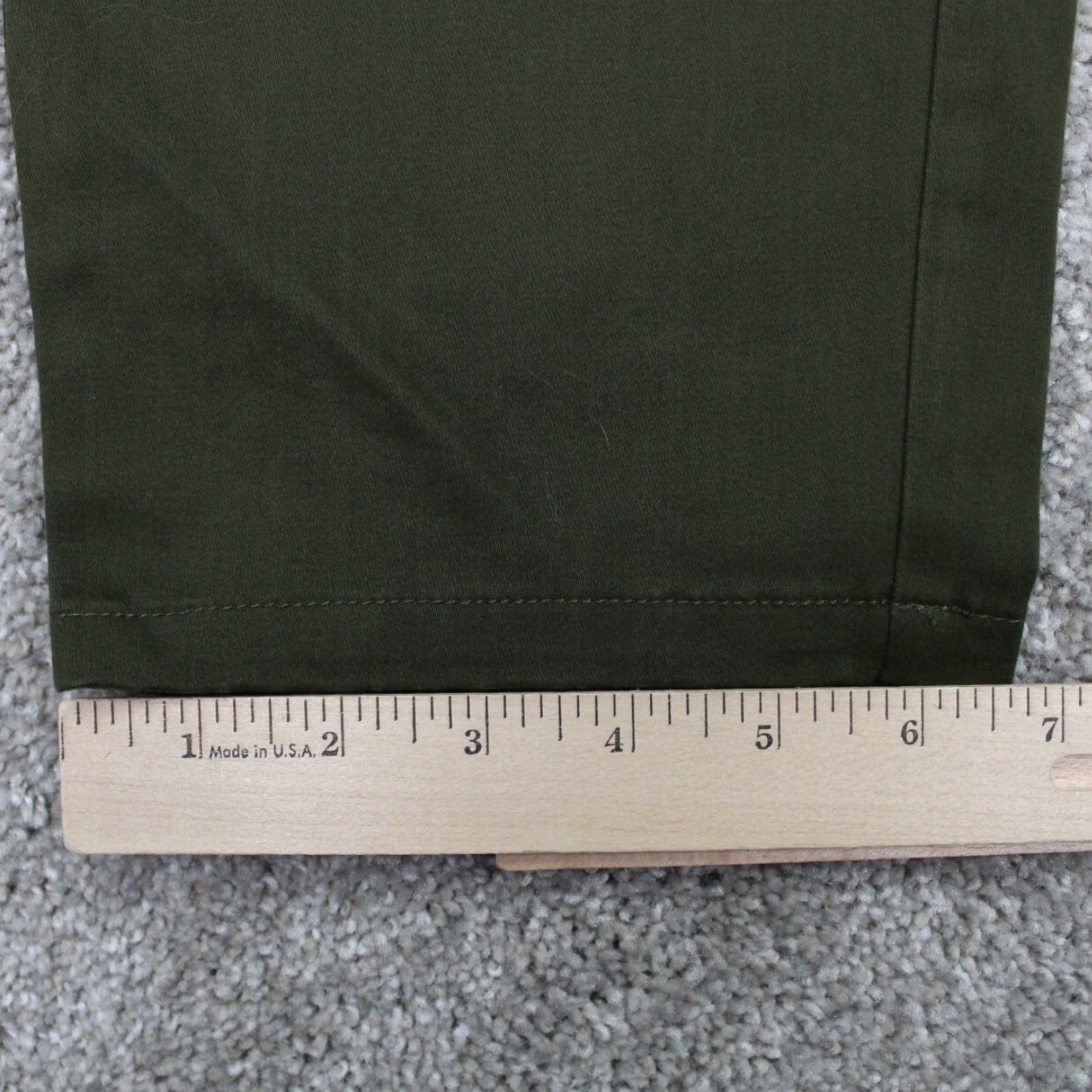Vintage LIRA Womens 28 Pants Capri Stretch Knit Black Green NWT Relaxed Inseam 25" 90s Theme Size 28" / US 6 / IT 42 - 5 Thumbnail