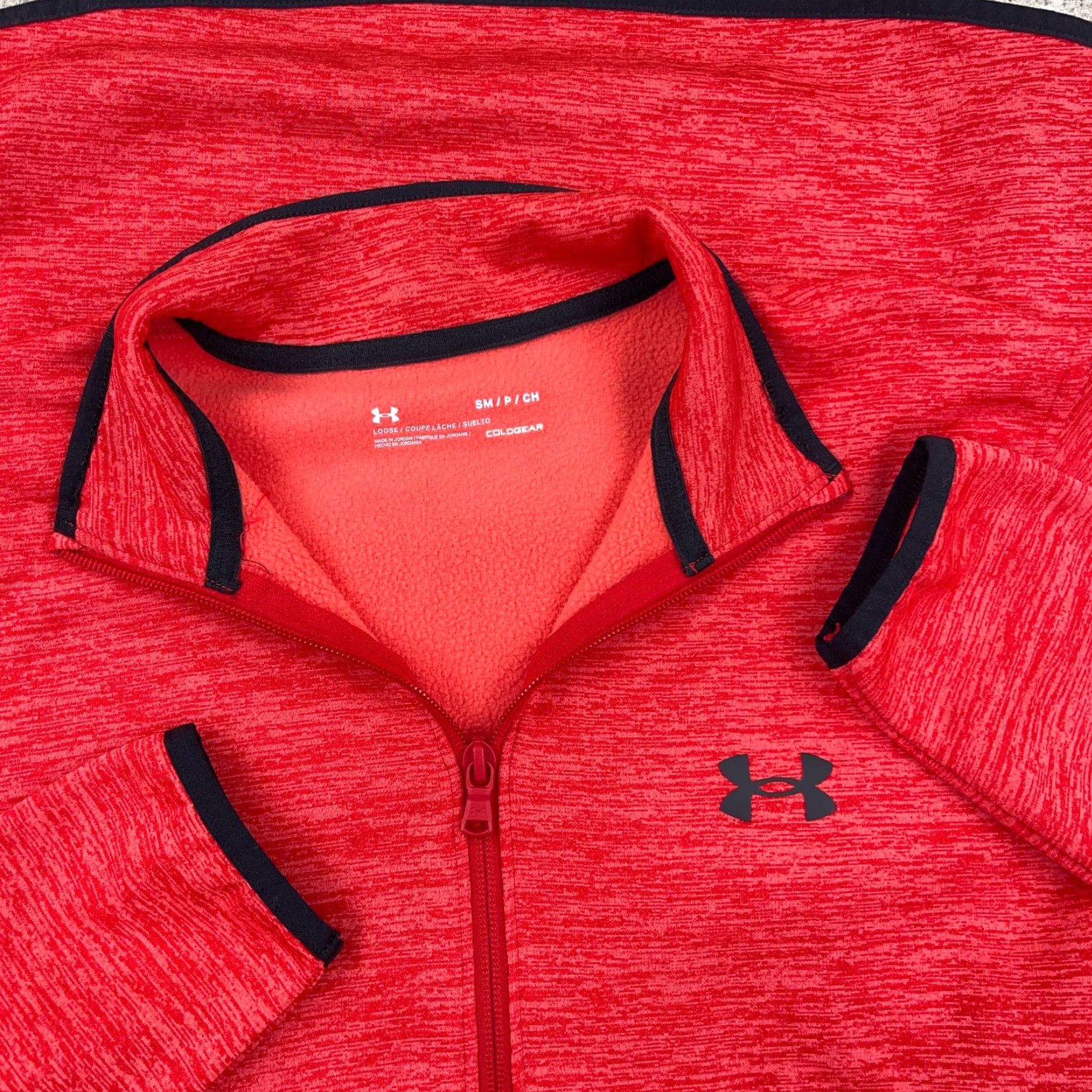 Under Armour Under Armour Sweatshirt Men Small Pink Pullover 1/4 Zip Mock Neck Fleece Logo Lightweight Regular Size S Pink Size US S / EU 44-46 / 1 - 2 Thumbnail