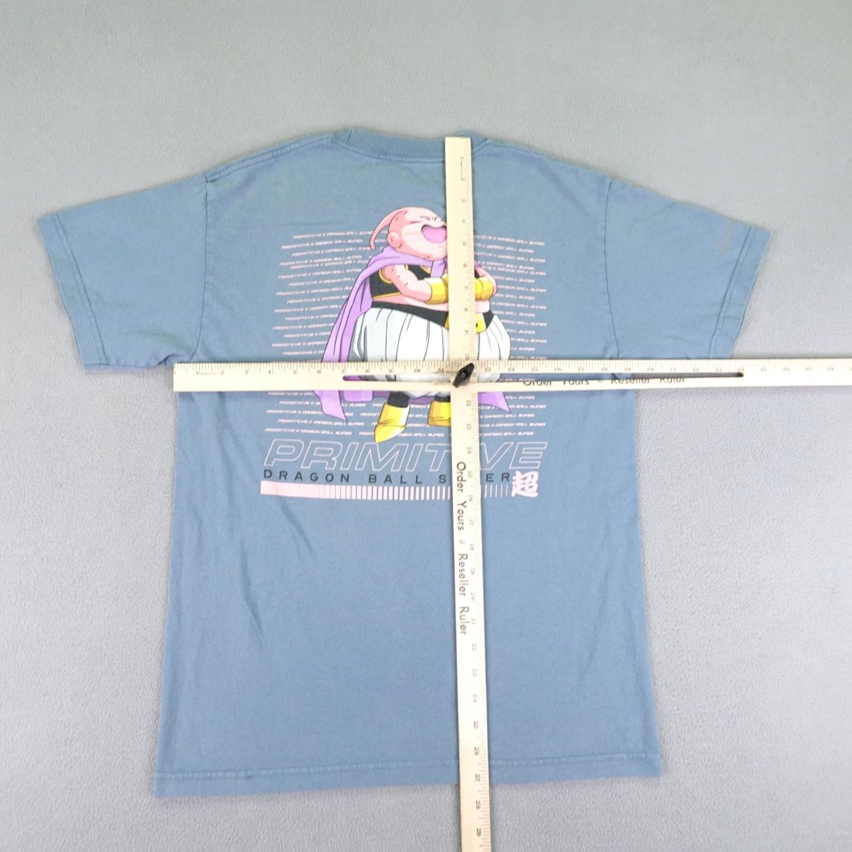 Vintage Dragon Ball Z Primitive Skateboards Majin Boo Anime Shirt Mens Medium Blue Size US M / EU 48-50 / 2 - 6 Thumbnail