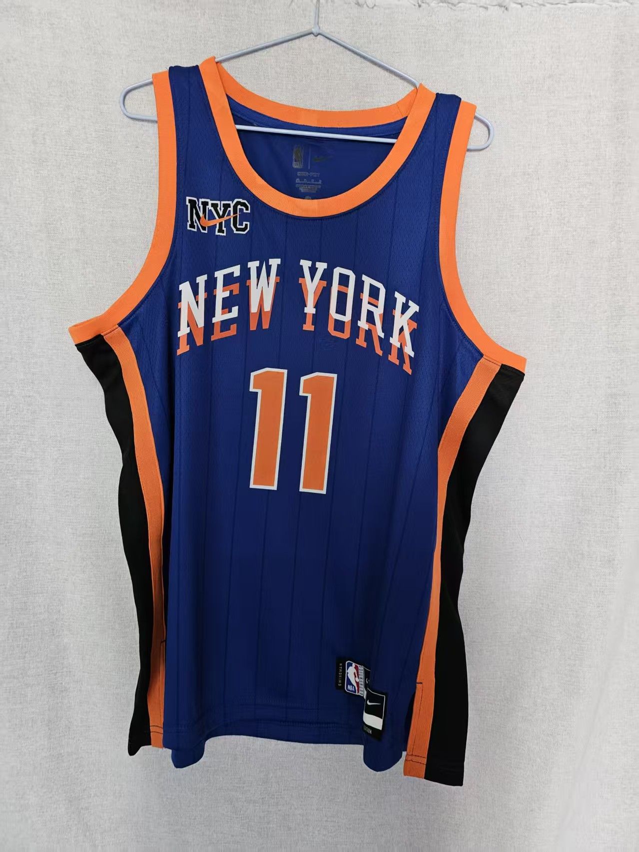 NBA Knicks #11 Jalen Brunson Jersey Blue XL Size US XL / EU 56 / 4 - 3 Thumbnail