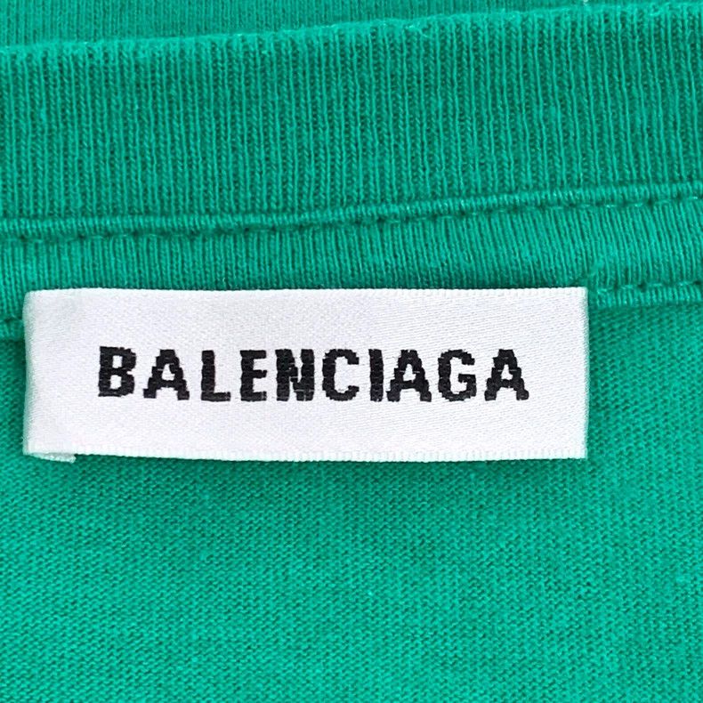 Balenciaga Balenciaga Green logo monogrammed wheat-ear printed cotton Size US L / EU 52-54 / 3 - 6 Thumbnail