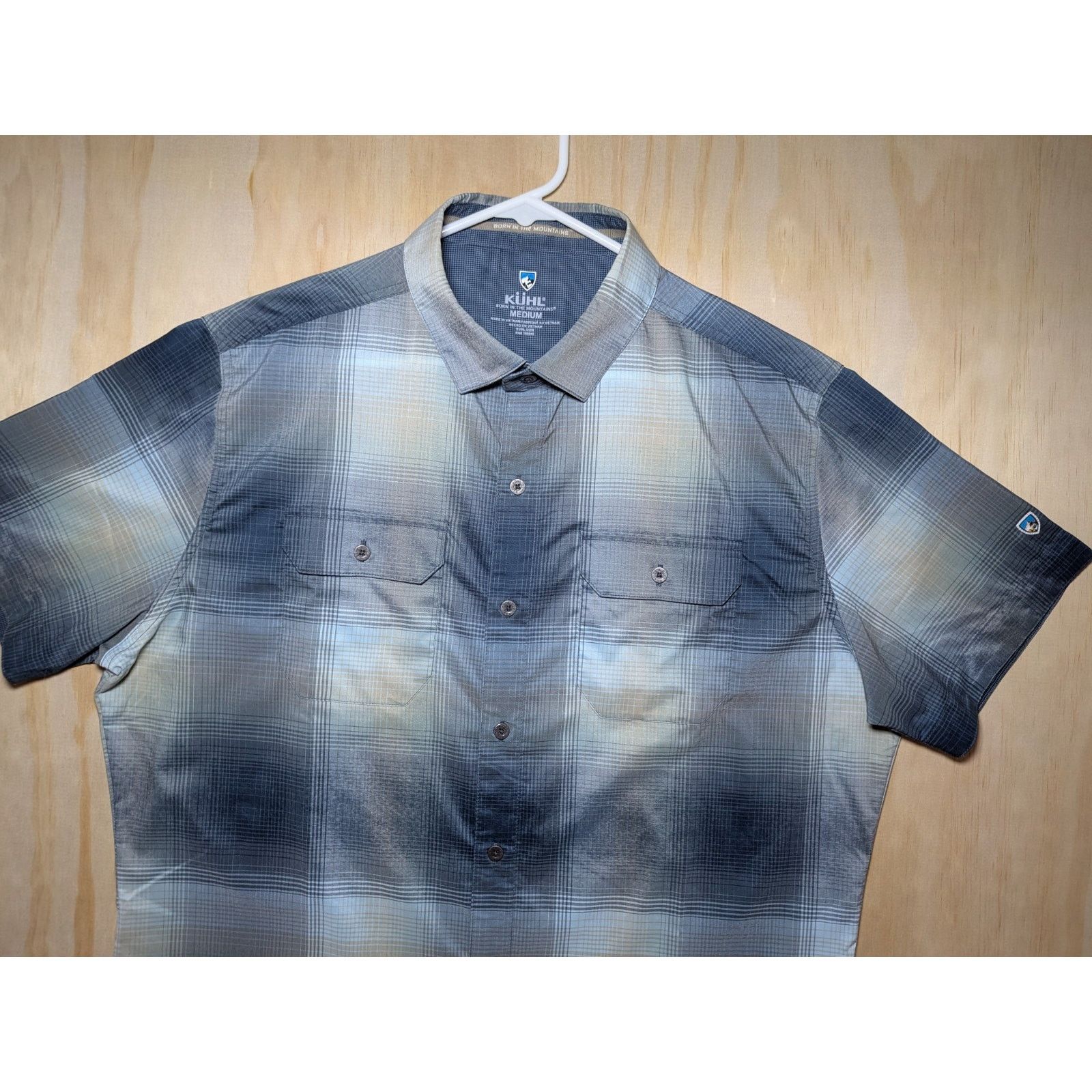 Kuhl Kuhl Men's Medium Plaid Short Sleeve Button Up Shirt Hiking Size US M / EU 48-50 / 2 - 3 Thumbnail