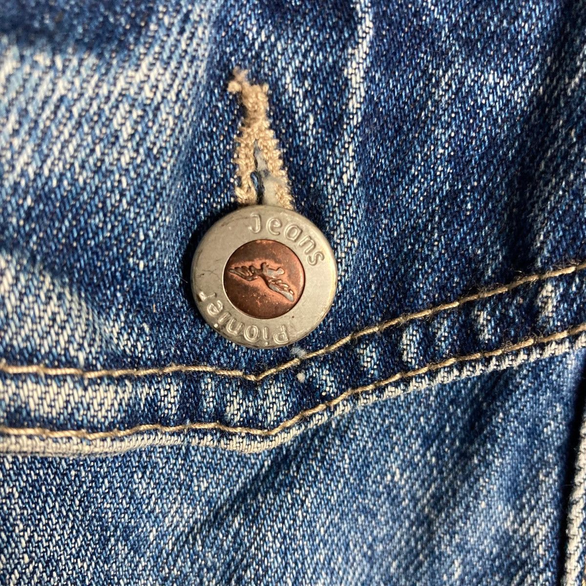 Vintage Vintage Sportive Dept. by Pionier Sportive Stud Button Denim Size US L / EU 52-54 / 3 - 4 Thumbnail